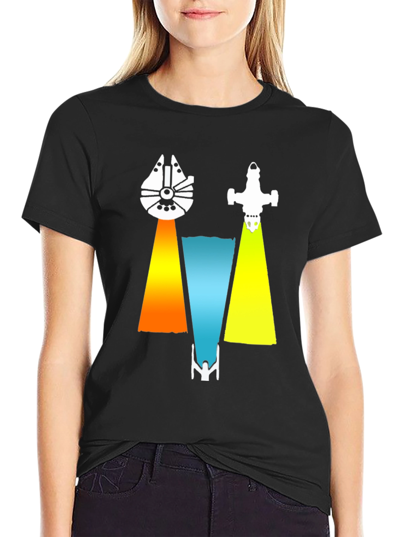 Sci-Fi Spaceship T-Shirt