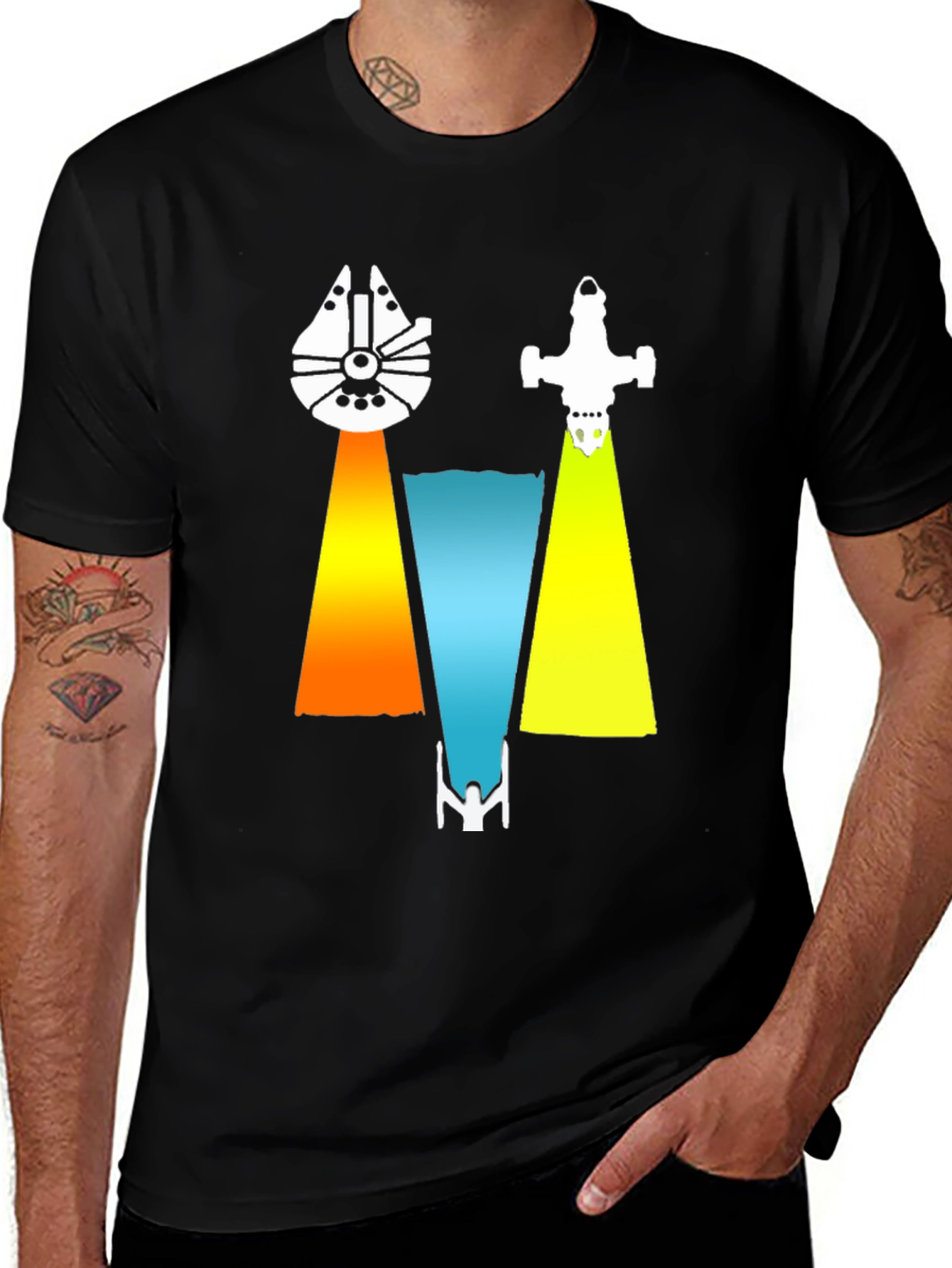 Sci-Fi Spaceship T-Shirt