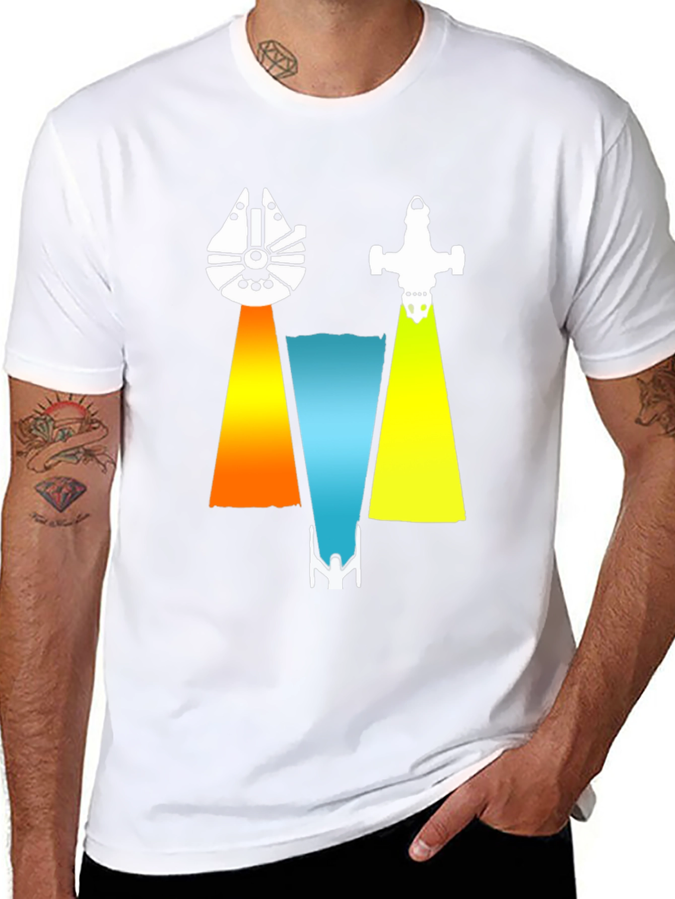 Sci-Fi Spaceship T-Shirt