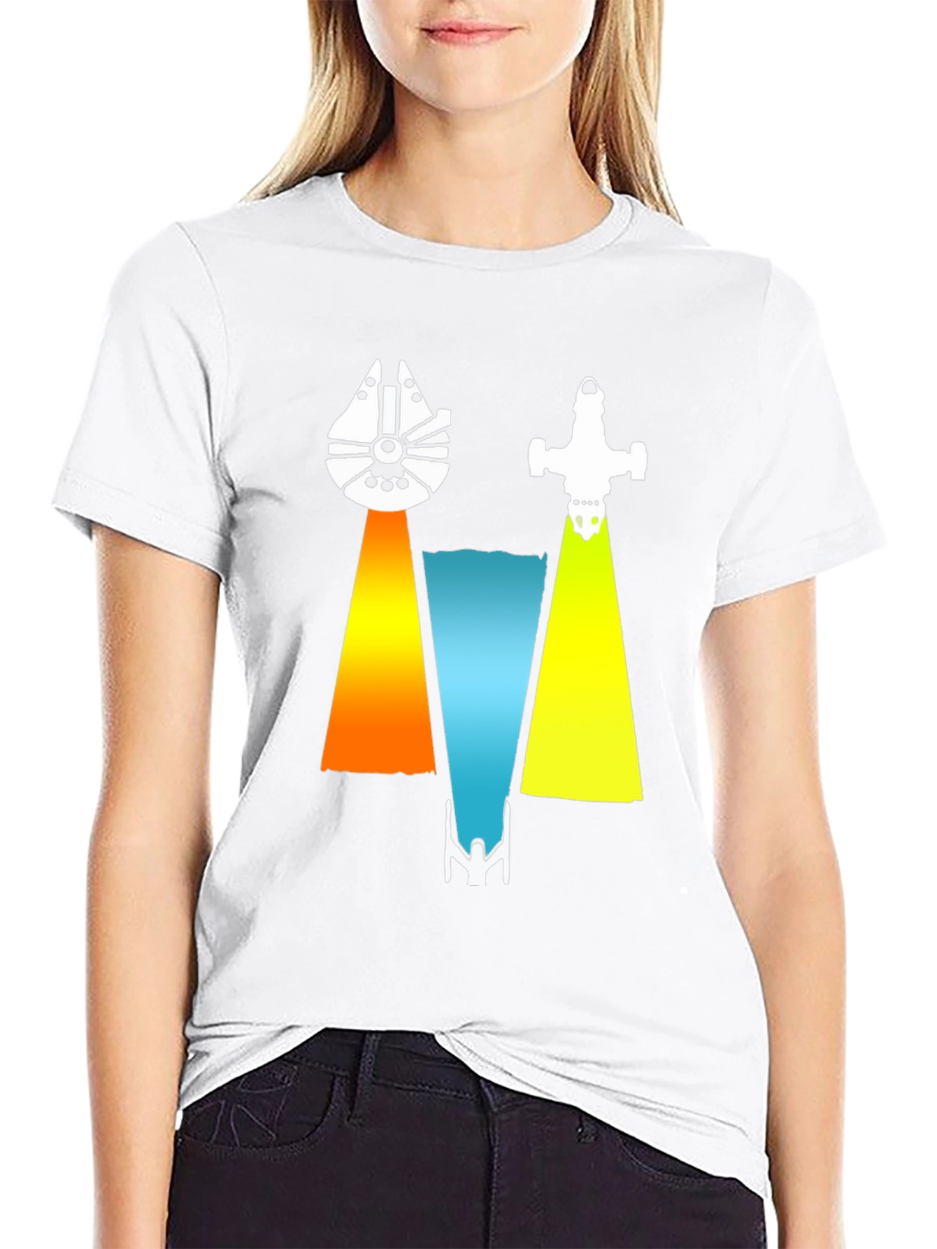 Sci-Fi Spaceship T-Shirt