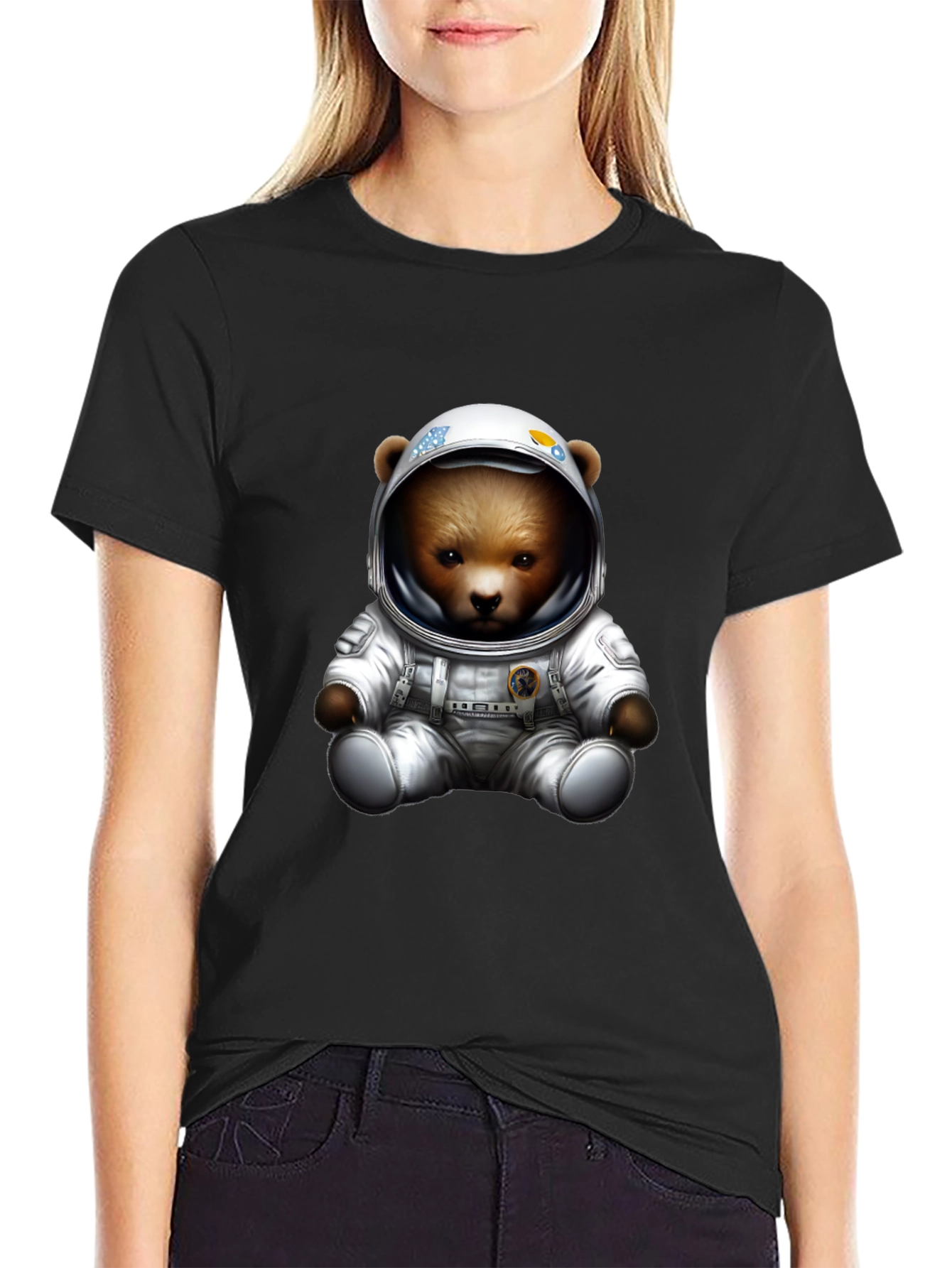 Astronaut Bear T-Shirt - Space Explorer Tee
