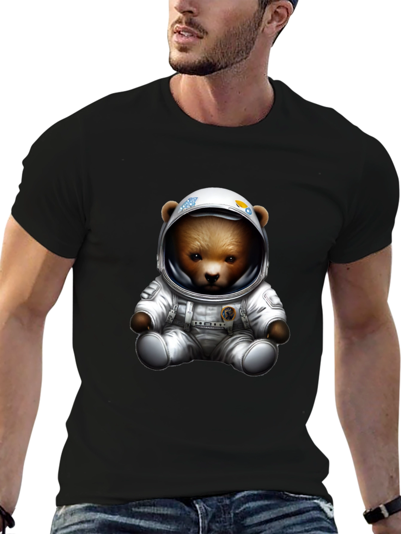 Astronaut Bear T-Shirt - Space Explorer Tee