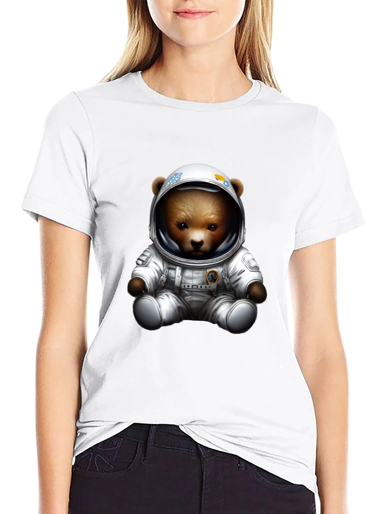 Astronaut Bear T-Shirt - Space Explorer Tee