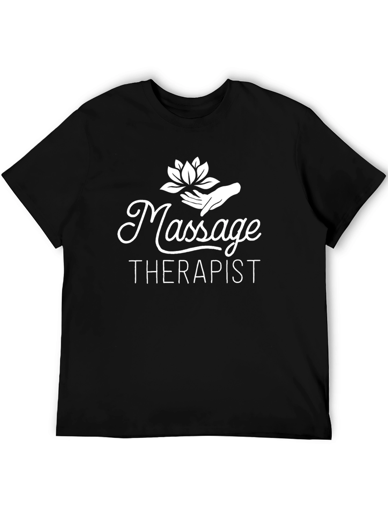 Massage Therapist Black T-Shirt - Comfortable & Stylish