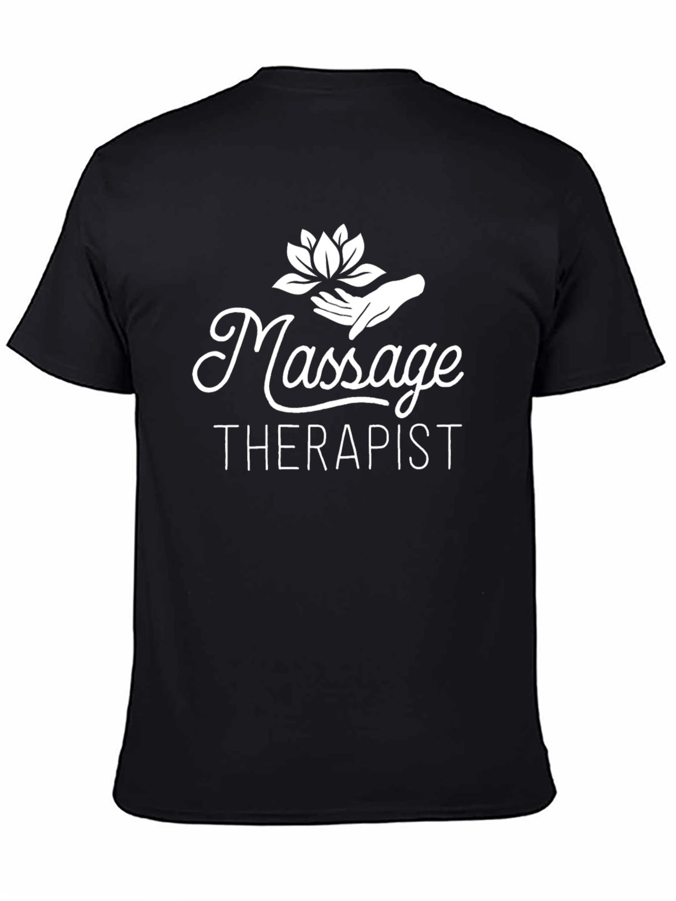 Massage Therapist Black T-Shirt - Comfortable & Stylish