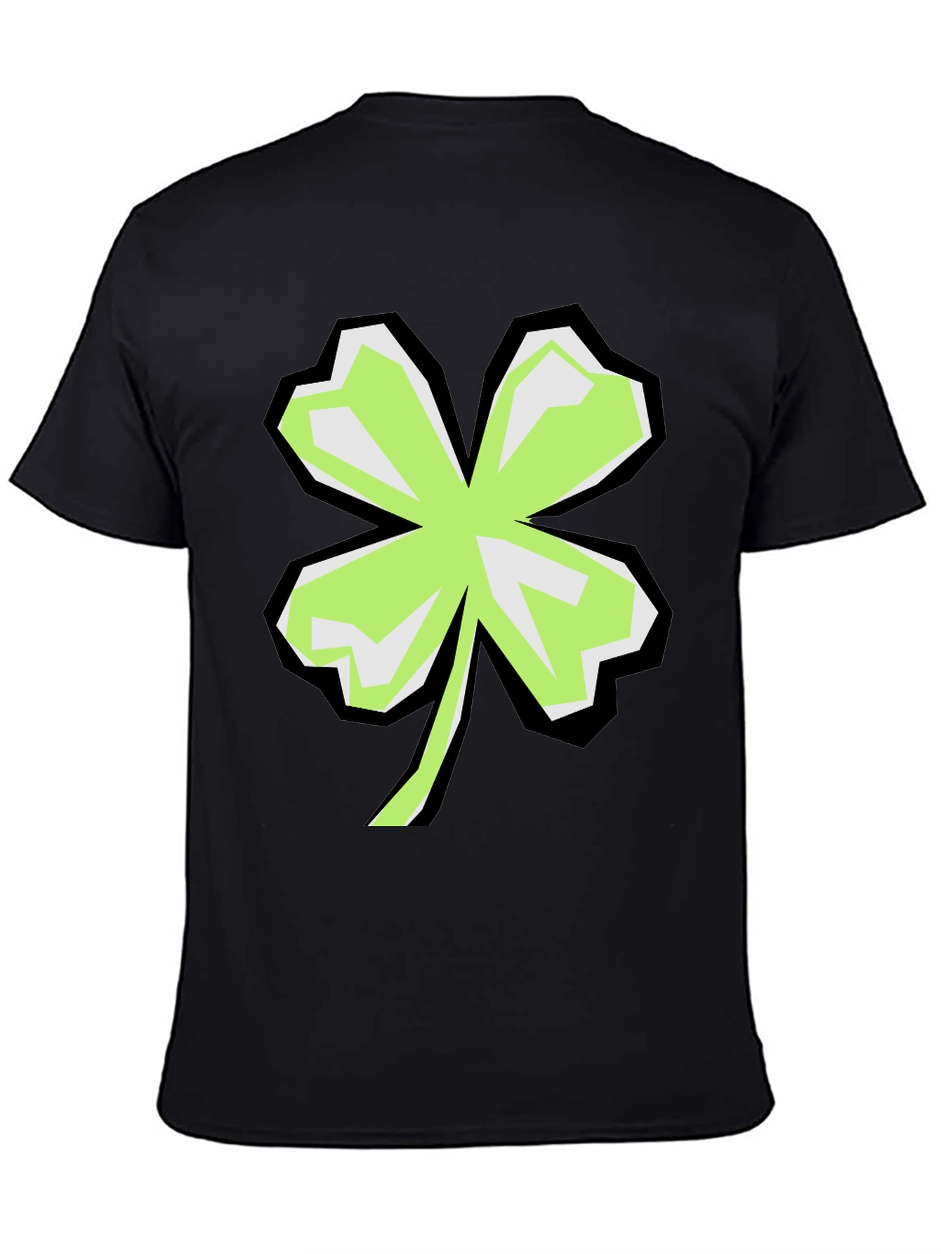 Shamrock Graphic Black T-Shirt