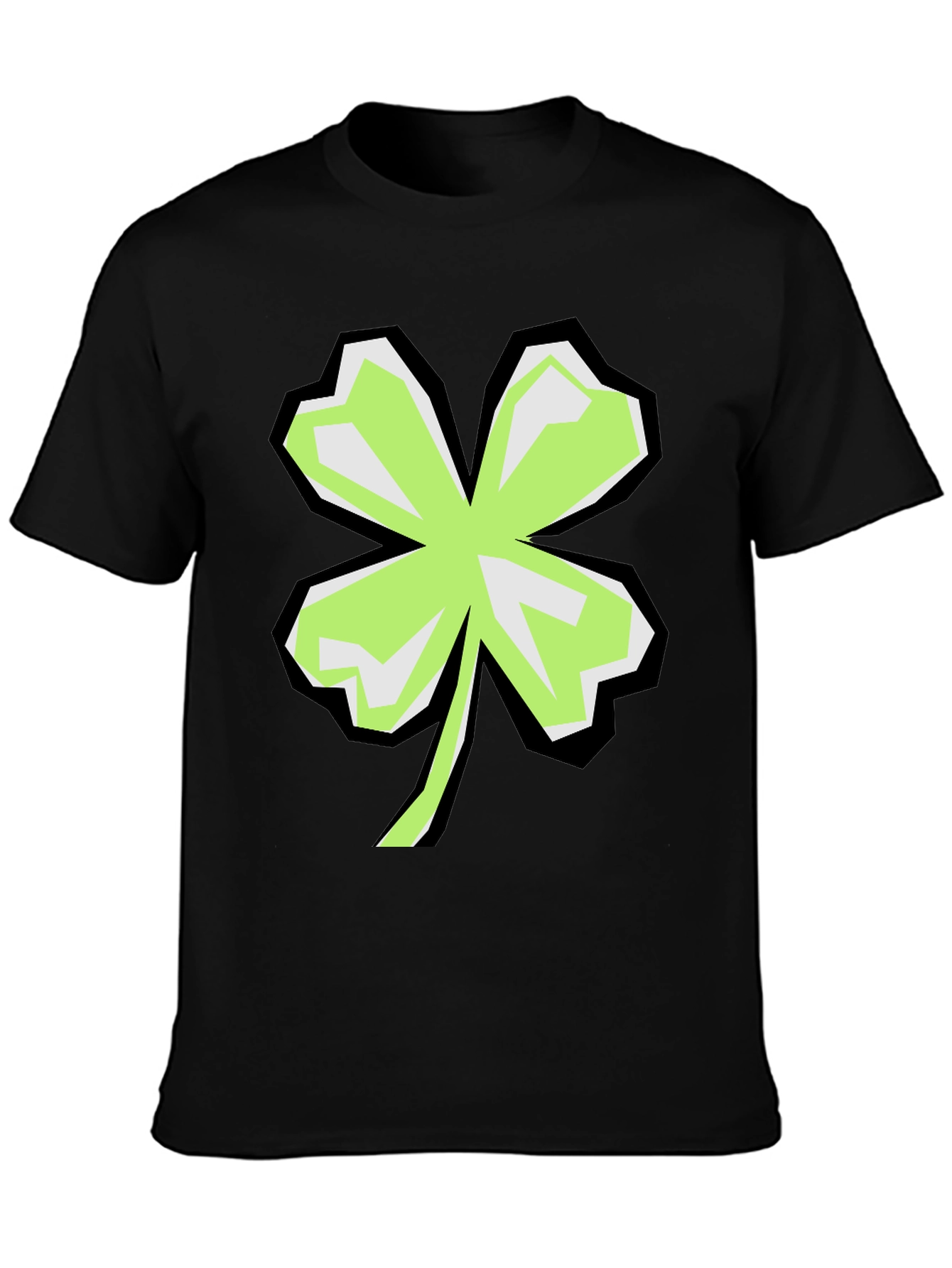 Shamrock Graphic Black T-Shirt