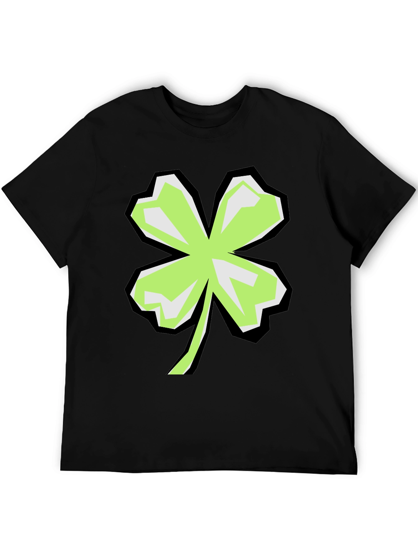Shamrock Graphic Black T-Shirt