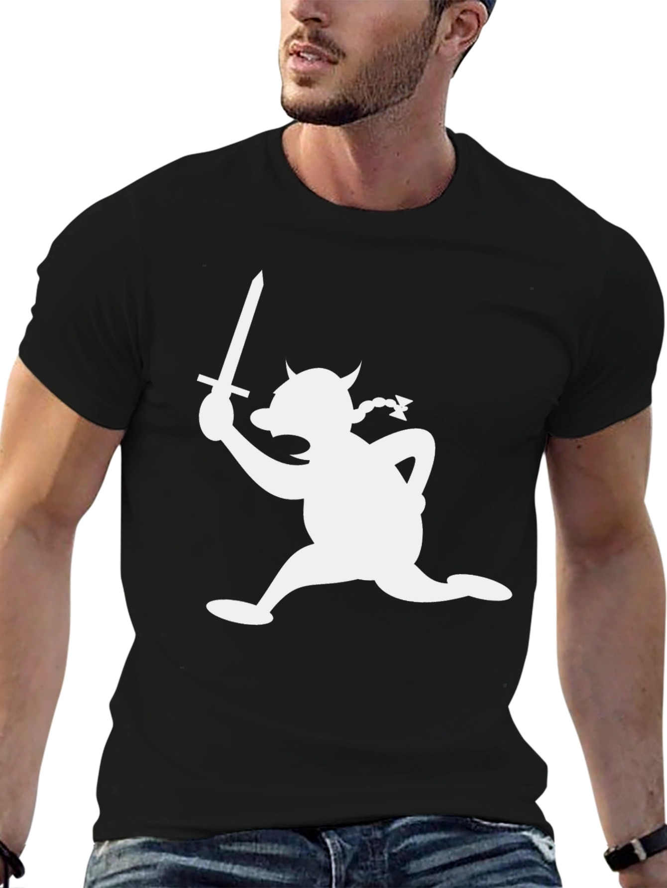 Viking Warrior Black T-Shirt