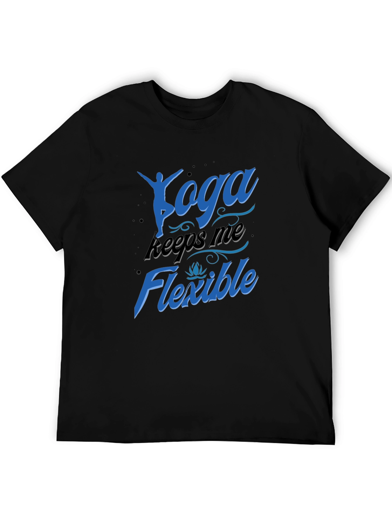 Yoga Keeps Me Flexible T-Shirt - Black