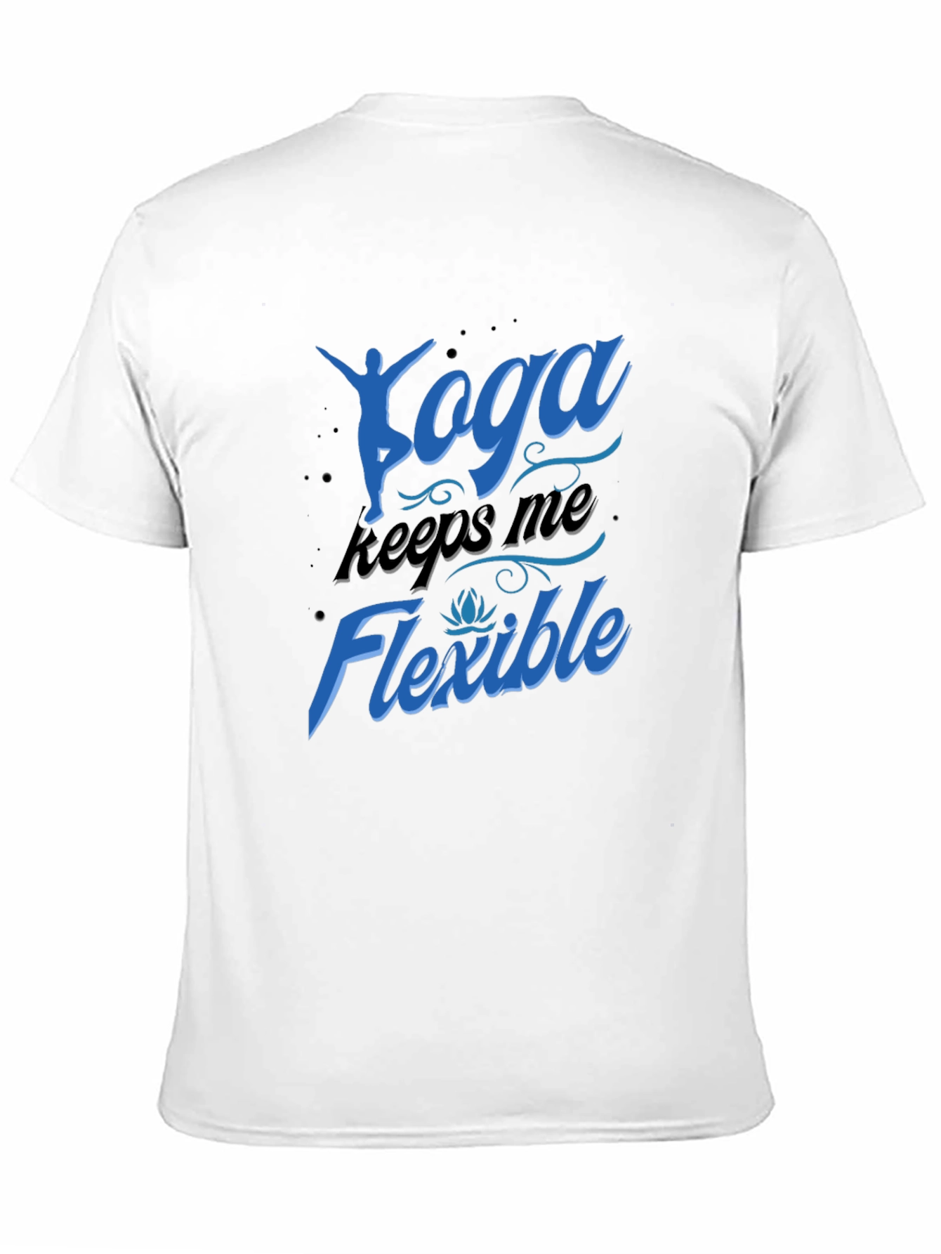 Yoga Keeps Me Flexible T-Shirt - Black