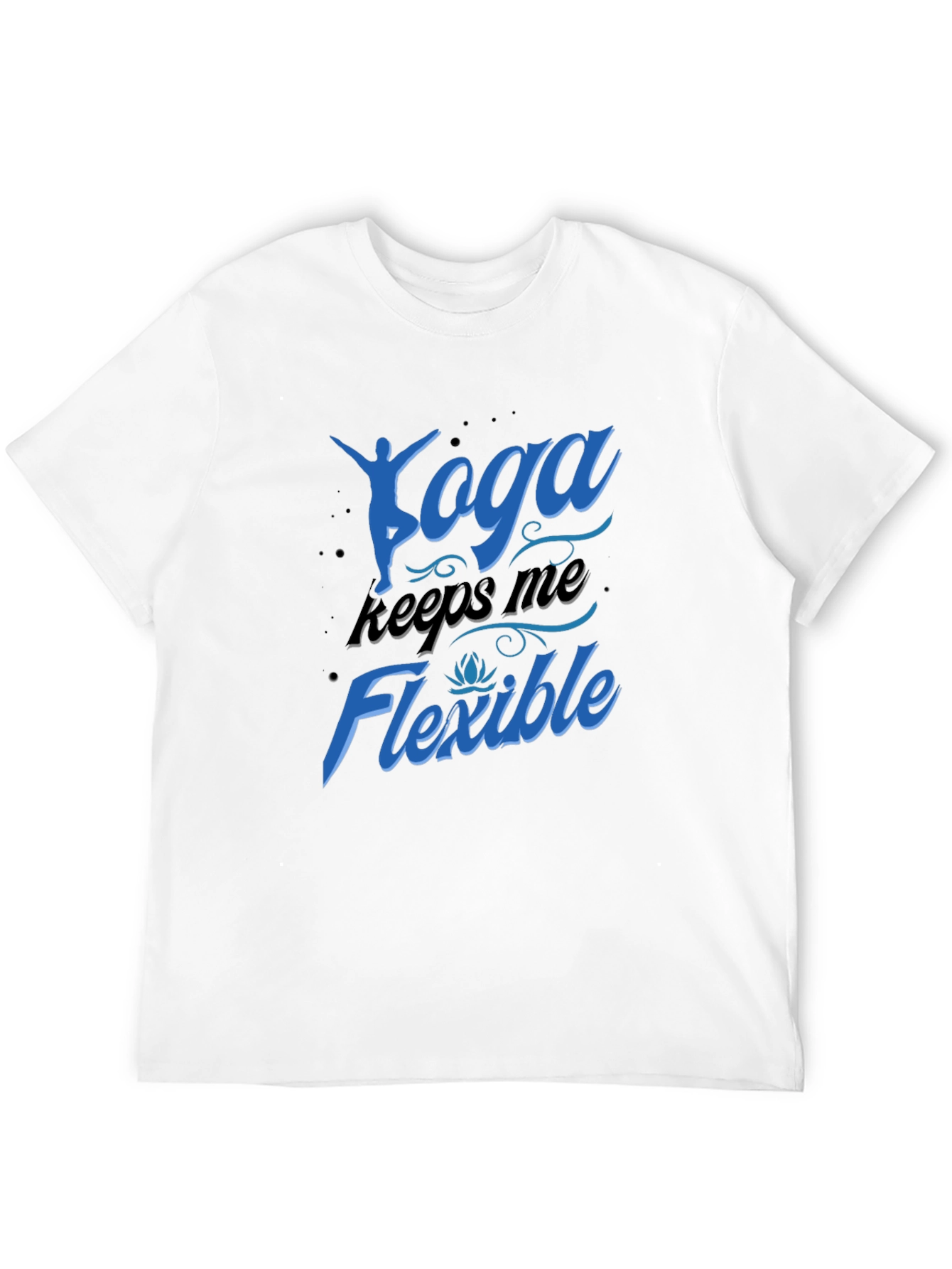 Yoga Keeps Me Flexible T-Shirt - Black