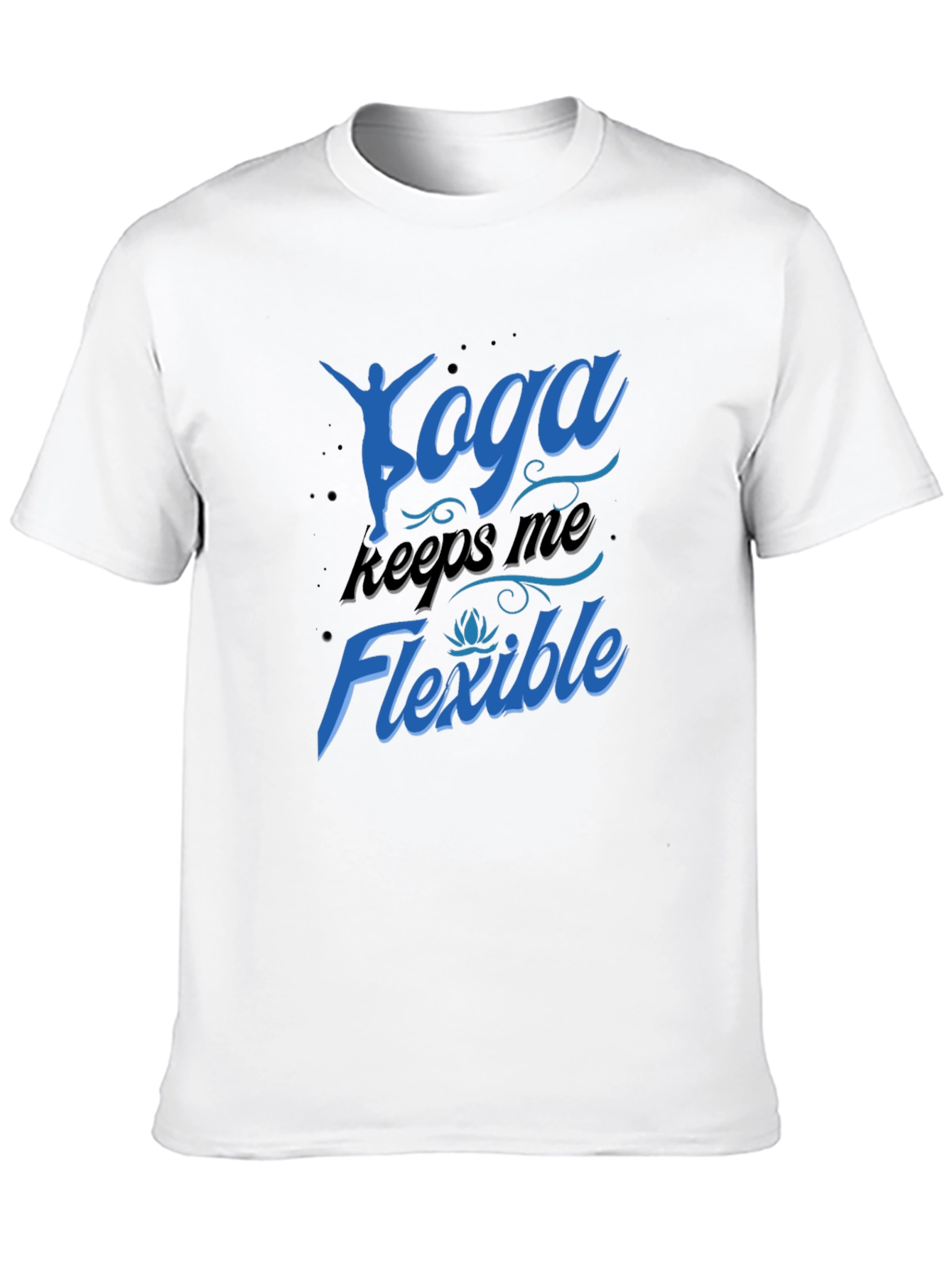Yoga Keeps Me Flexible T-Shirt - Black