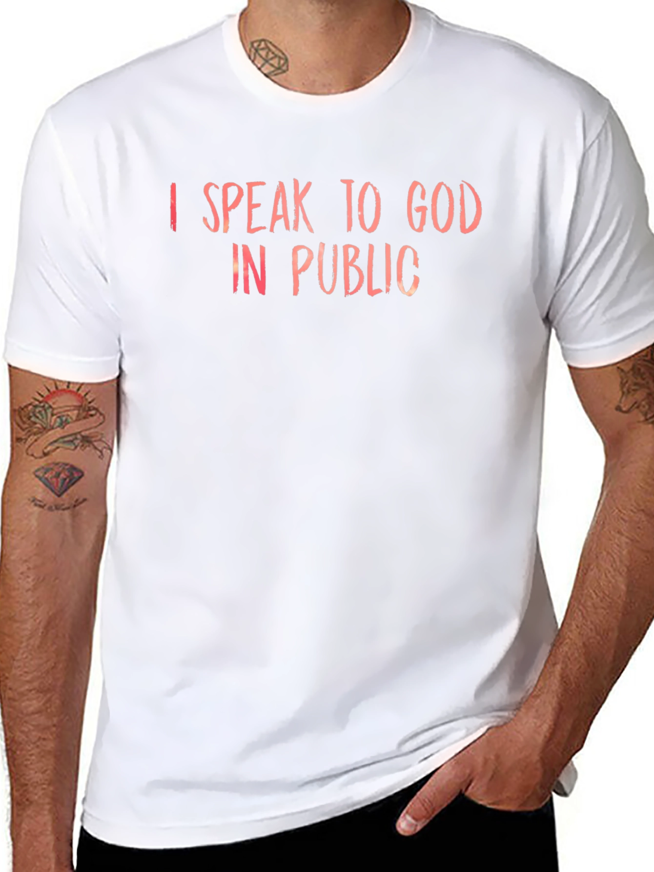 I Speak to God in Public Graphic Tee