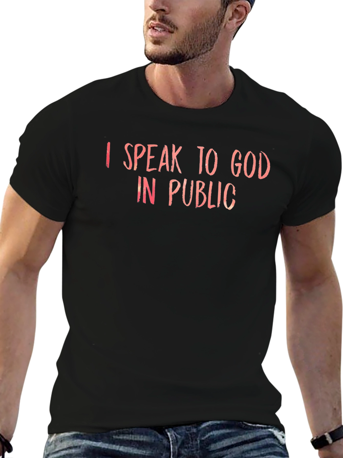 I Speak to God in Public Graphic Tee