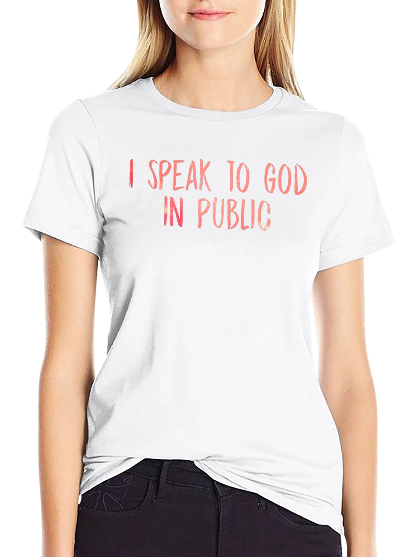 I Speak to God in Public Graphic Tee
