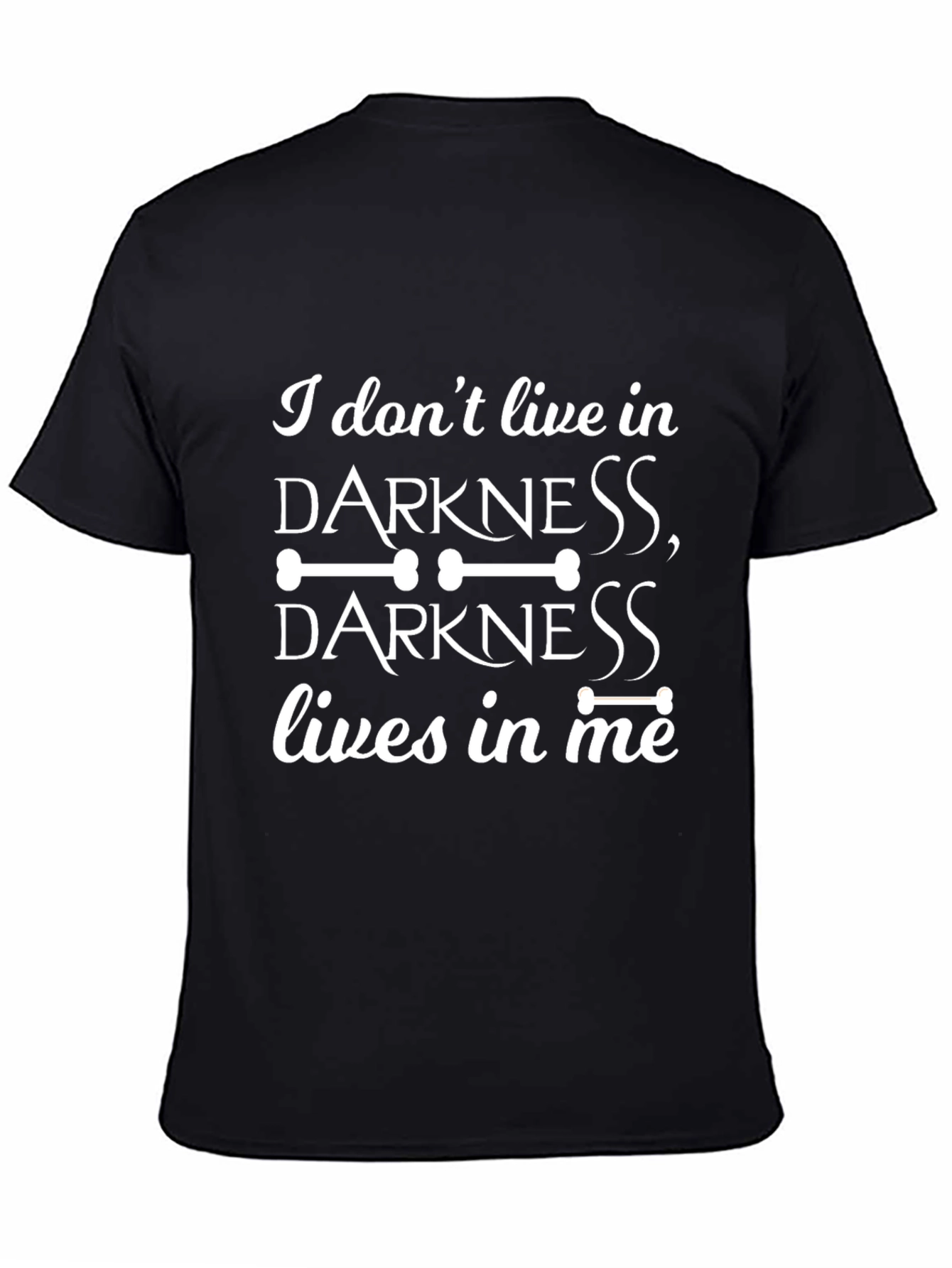 Darkness Lives in Me Graphic T-Shirt - Black