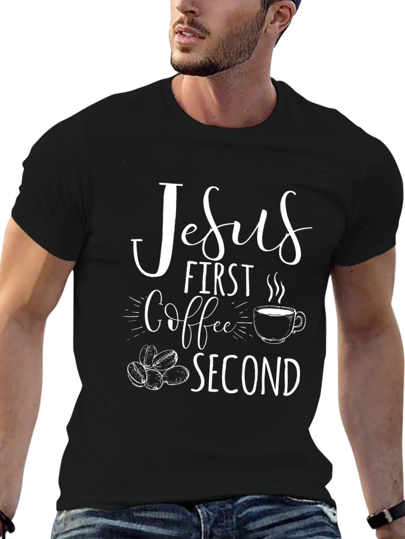 Jesus First Coffee Second Graphic T-Shirt
