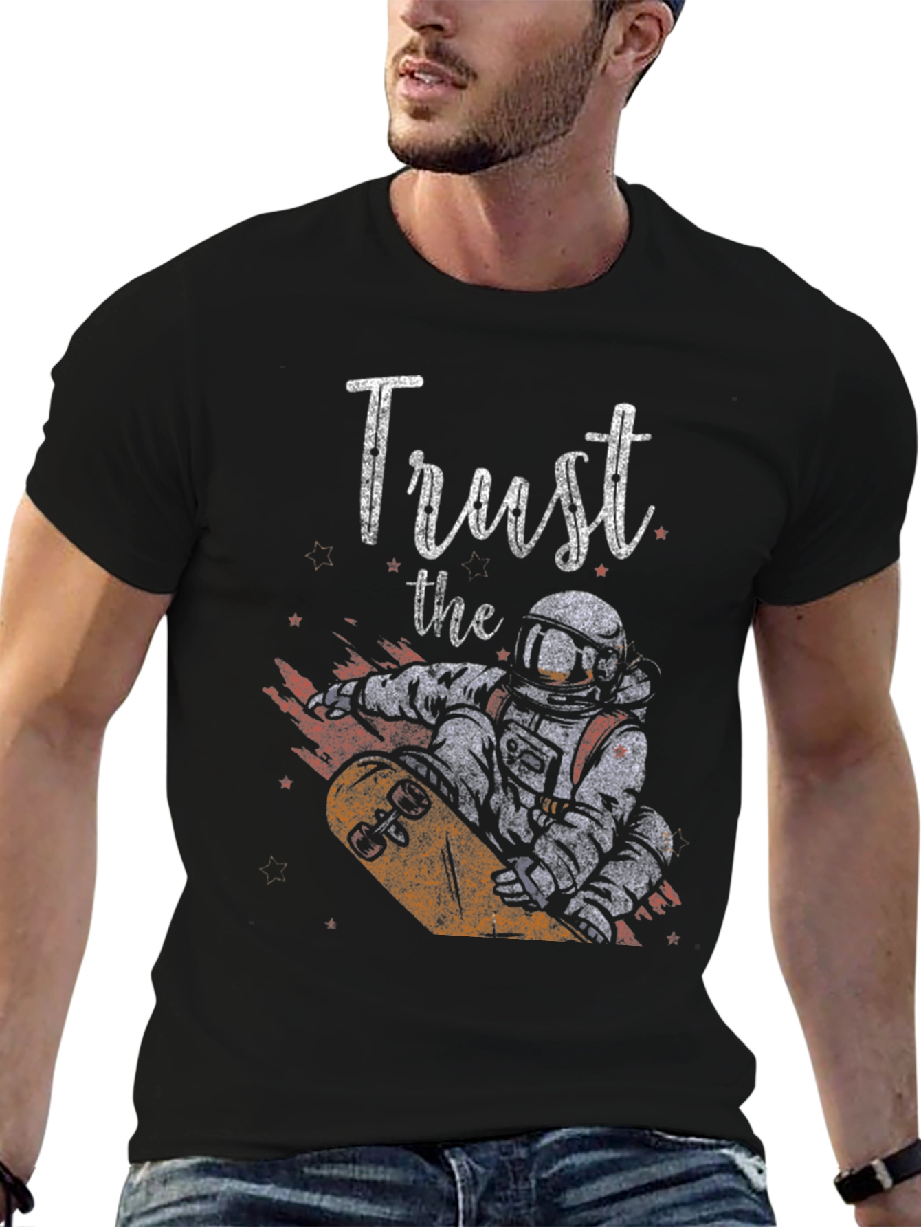 Trust the Astronaut Skateboard T-Shirt