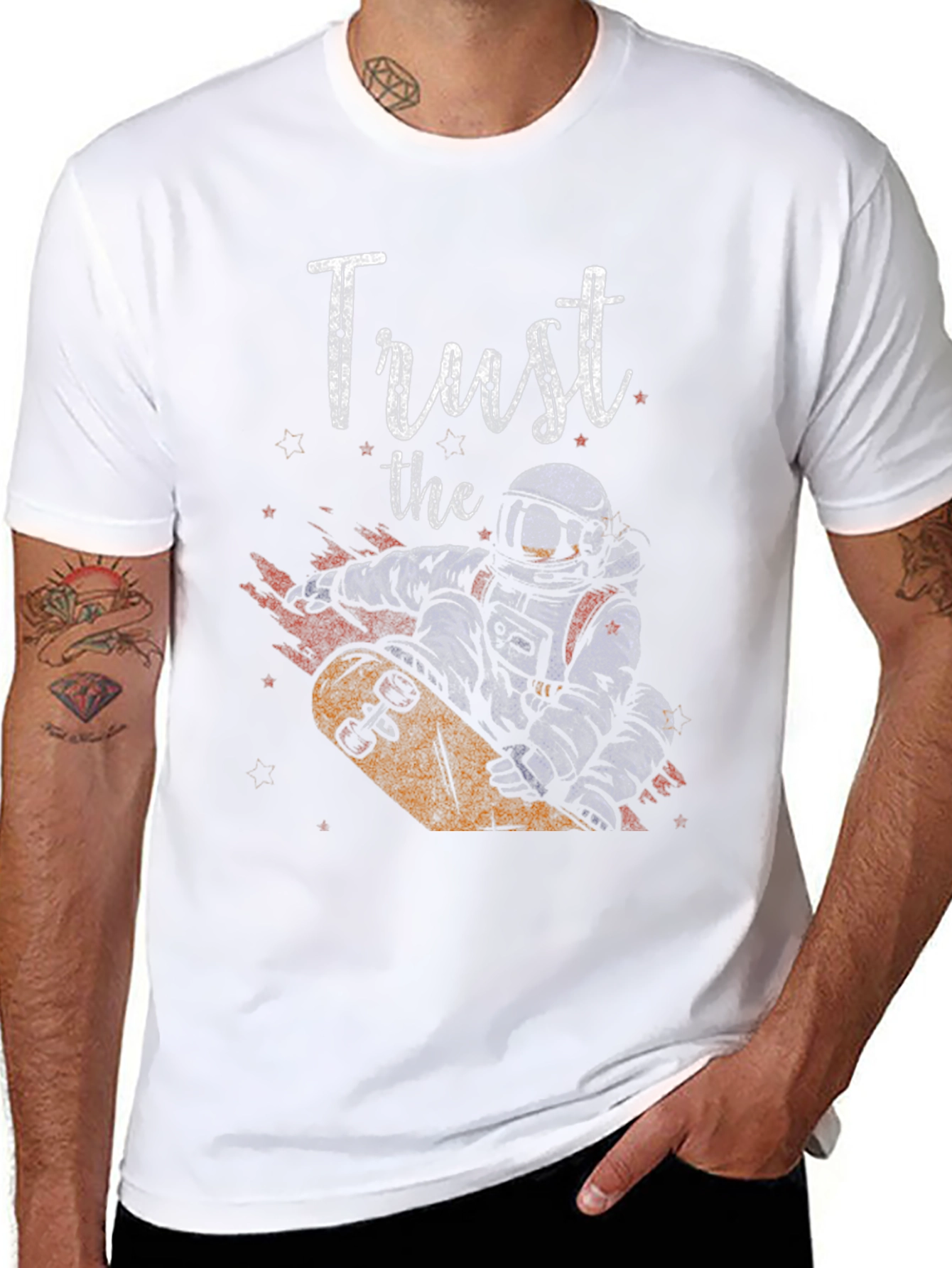 Trust the Astronaut Skateboard T-Shirt