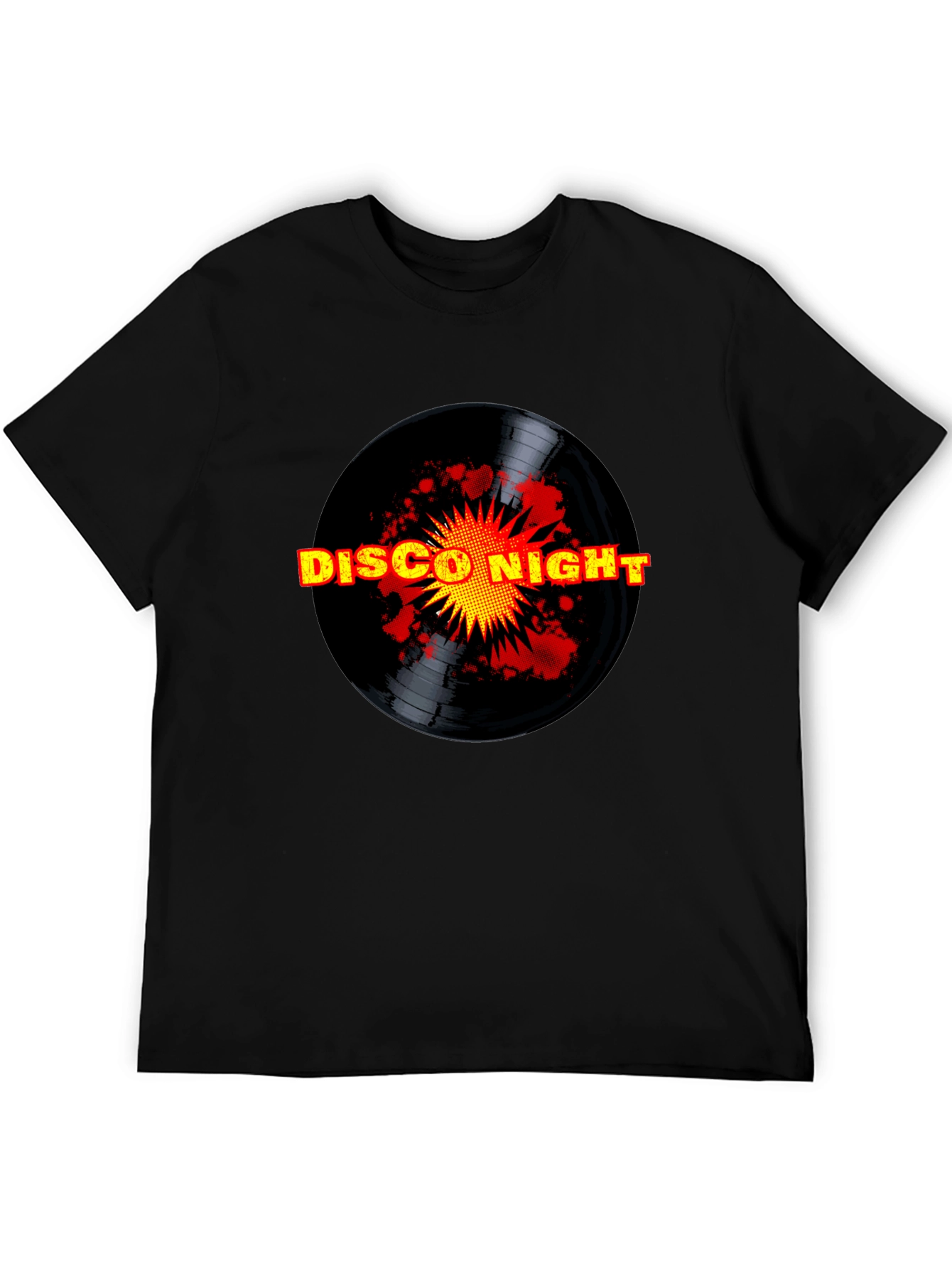 Disco Night Black T-Shirt