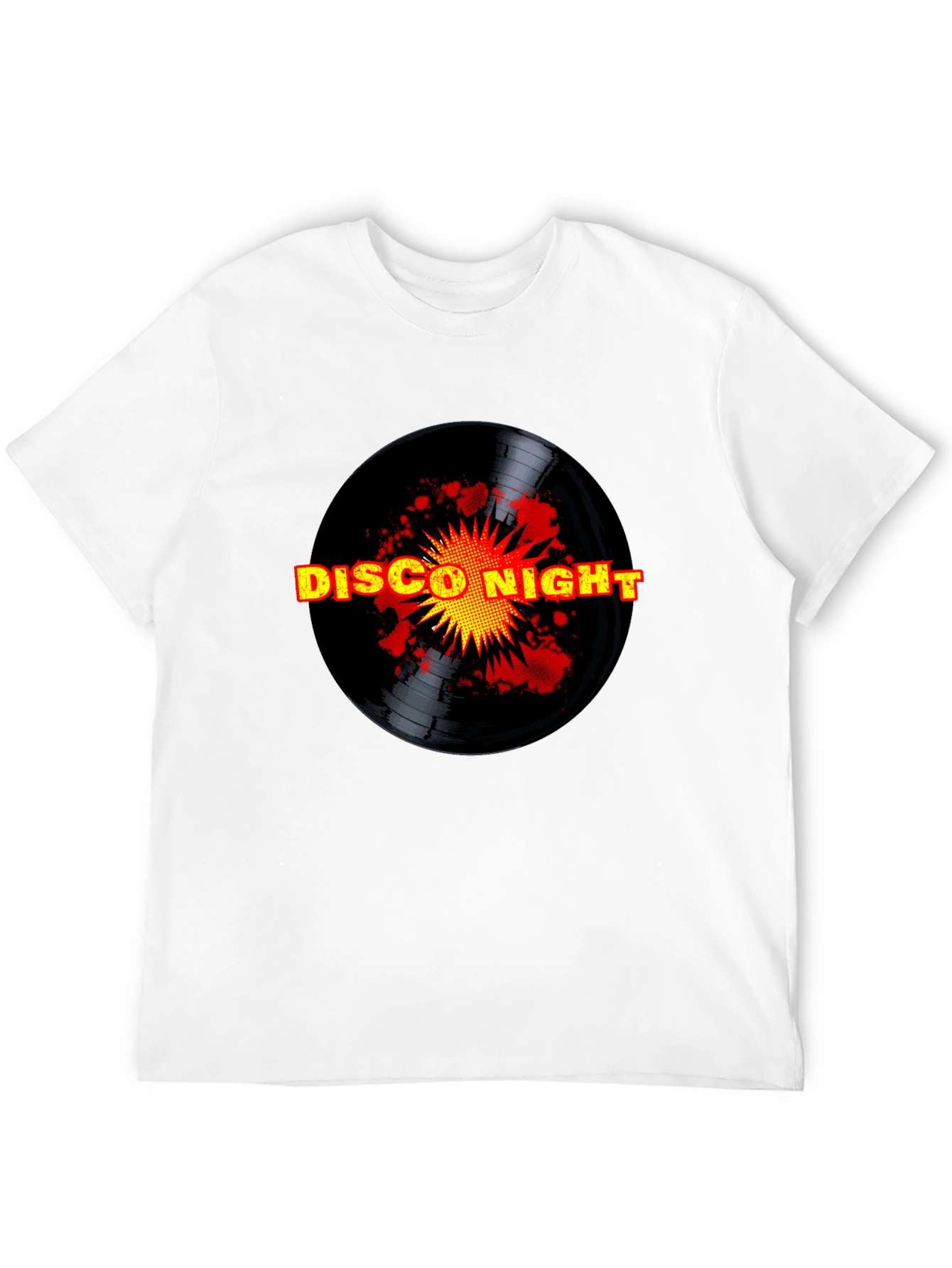 Disco Night Black T-Shirt