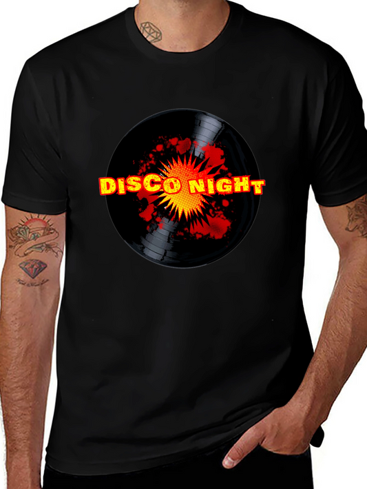 Disco Night Black T-Shirt