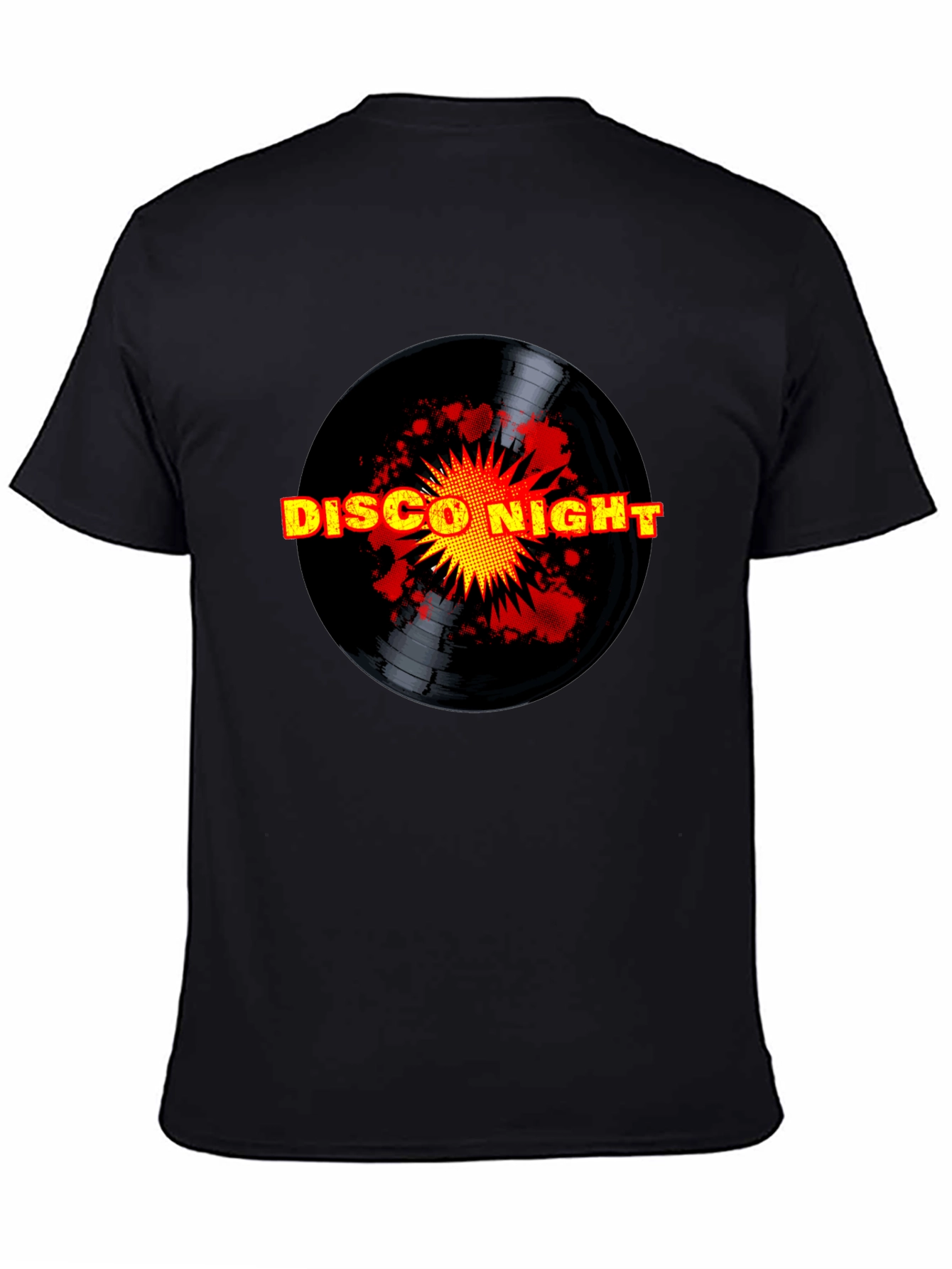 Disco Night Black T-Shirt