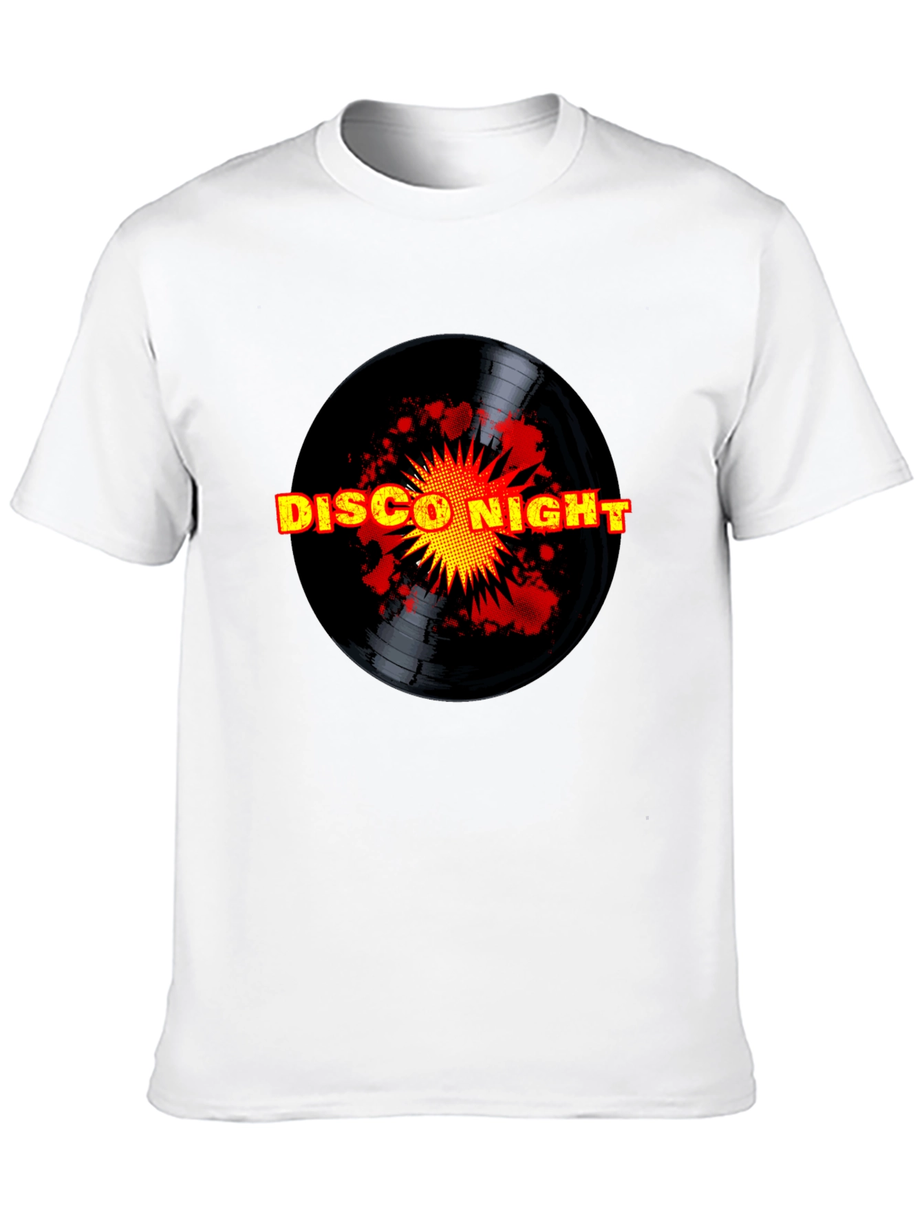 Disco Night Black T-Shirt