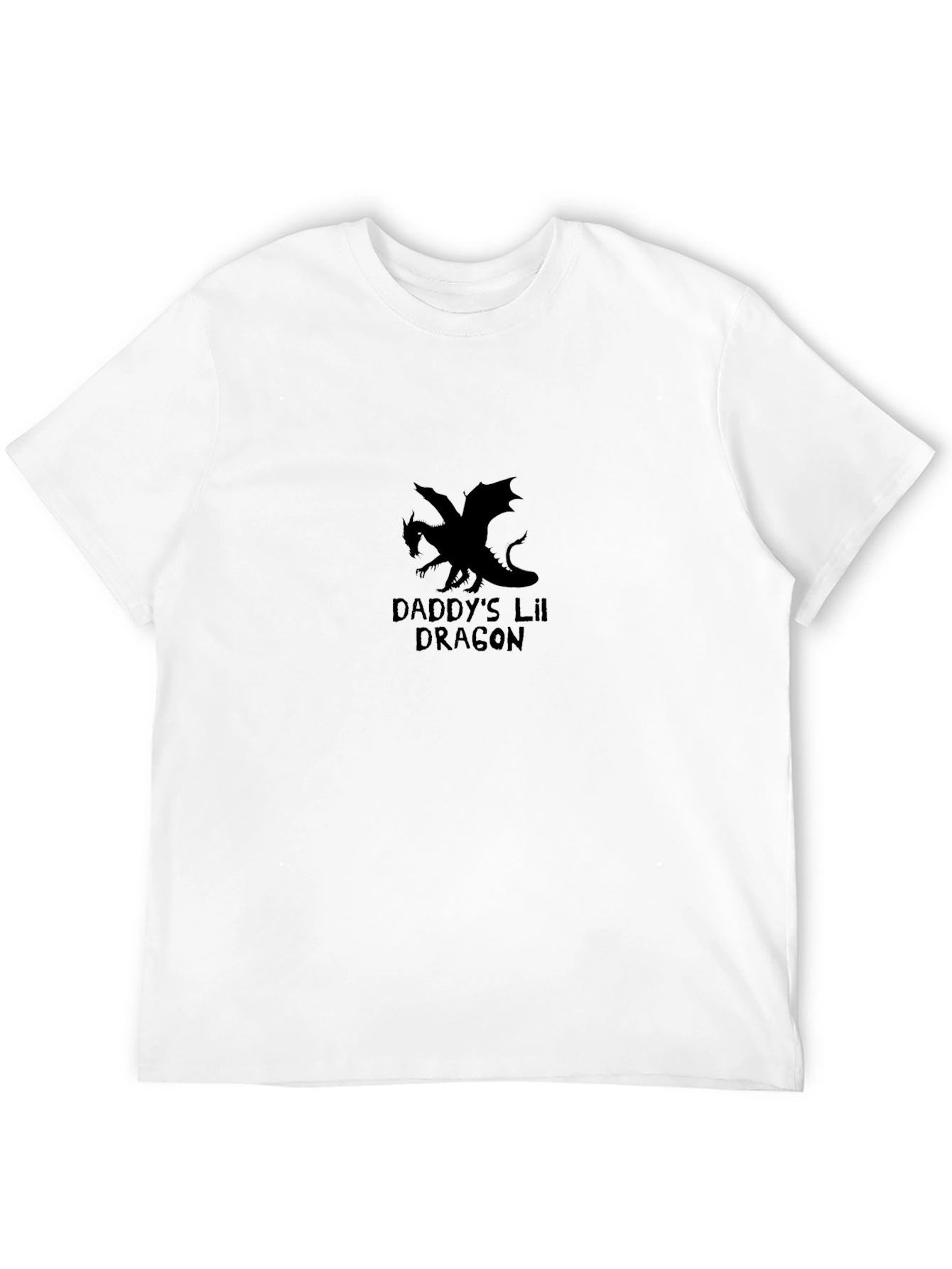 Daddys Lil Dragon Black Tee Shirt