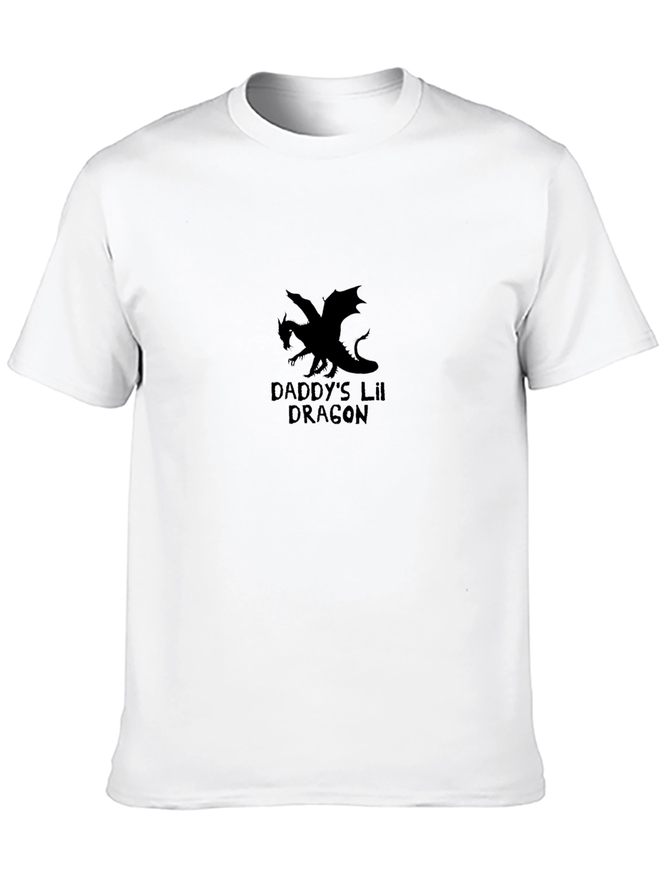 Daddys Lil Dragon Black Tee Shirt