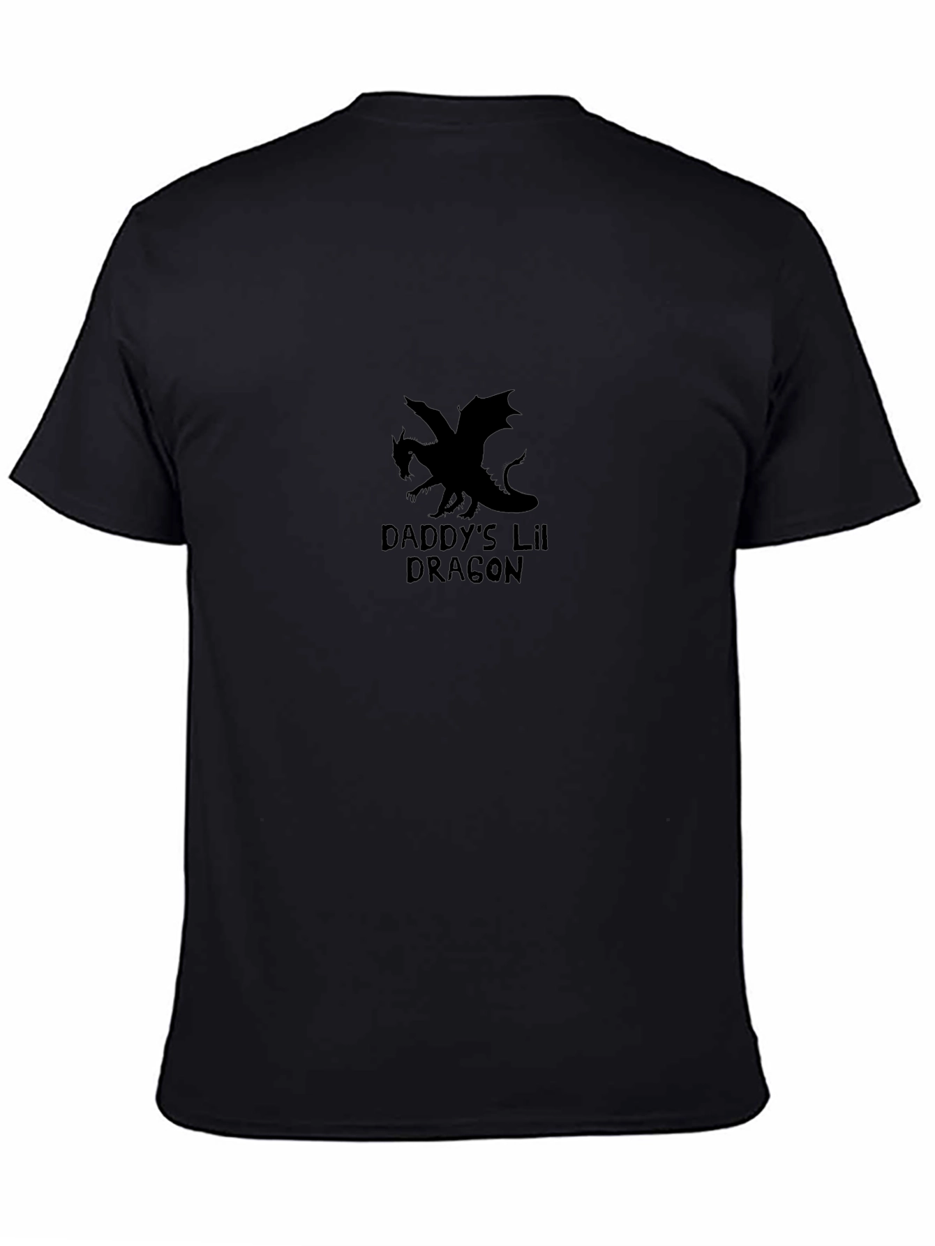 Daddys Lil Dragon Black Tee Shirt