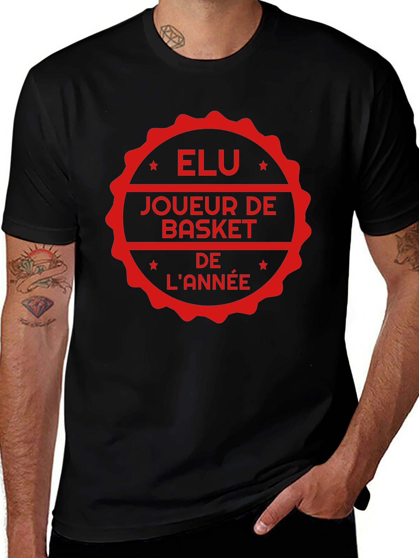 ELU Joueur de Basket T-Shirt - Black