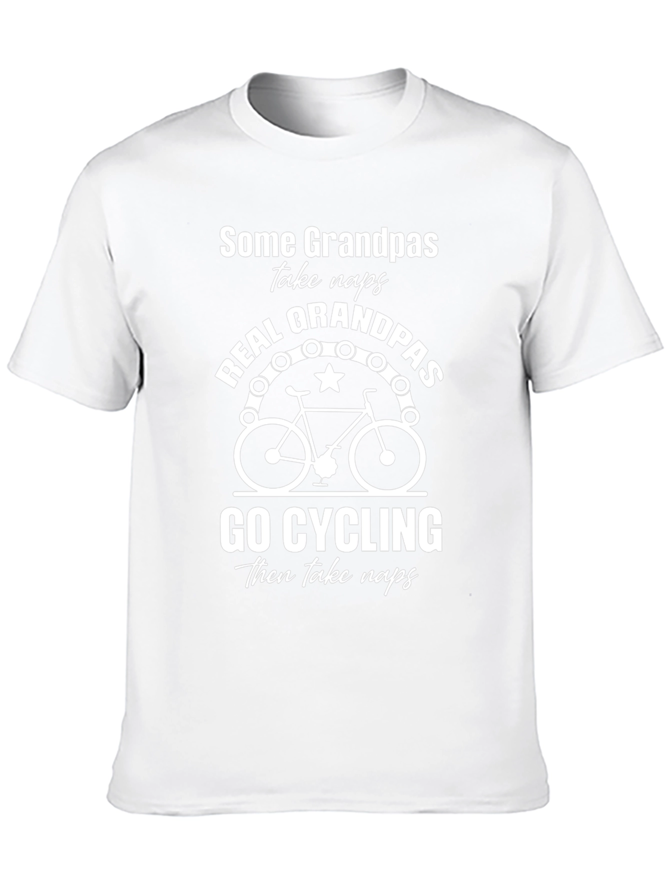 Real Grandpas Go Cycling T-Shirt