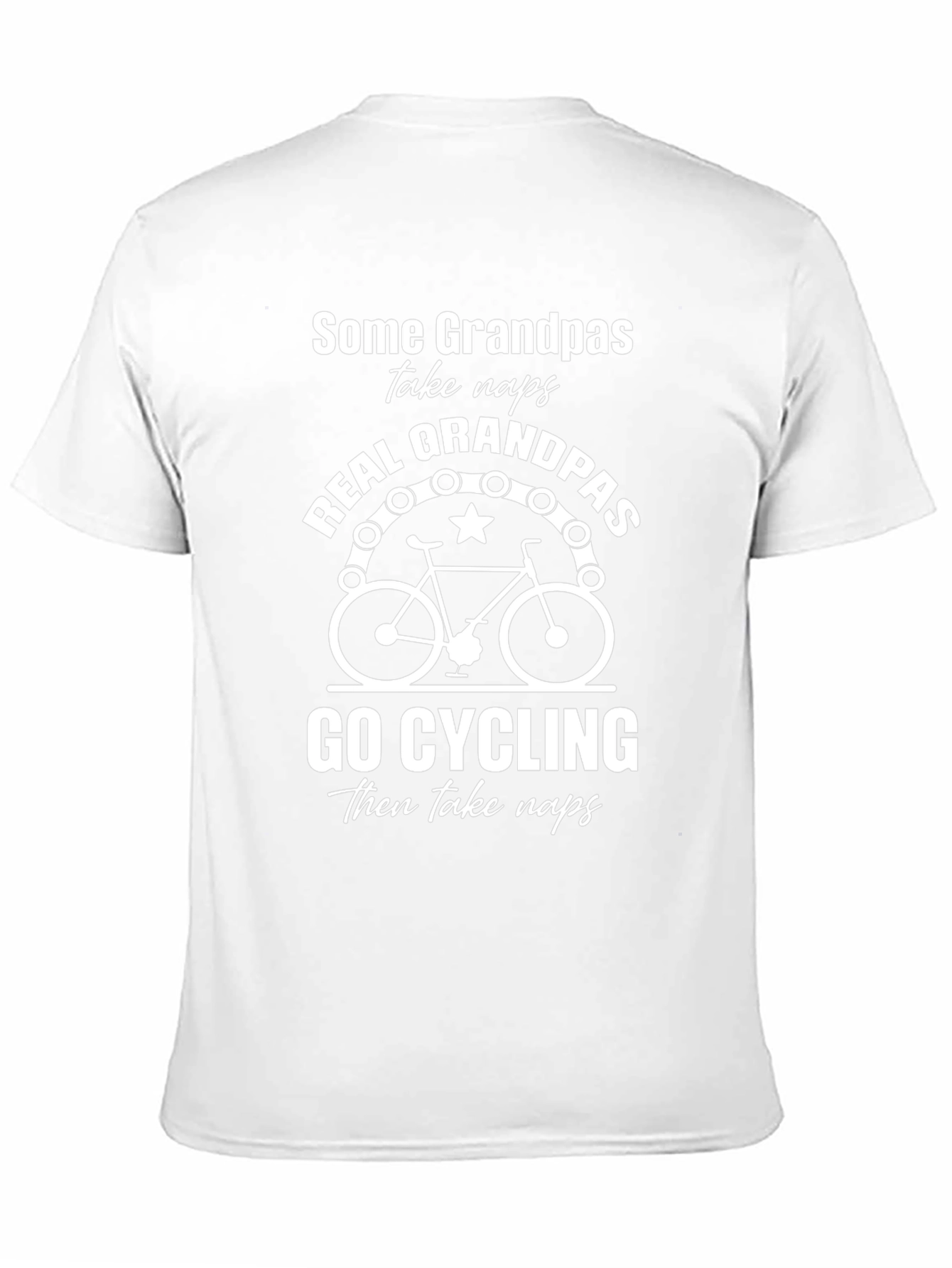 Real Grandpas Go Cycling T-Shirt