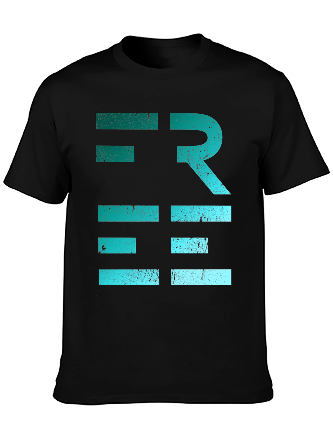 Abstract Graphic Tee - Modern Design Cotton Shirt