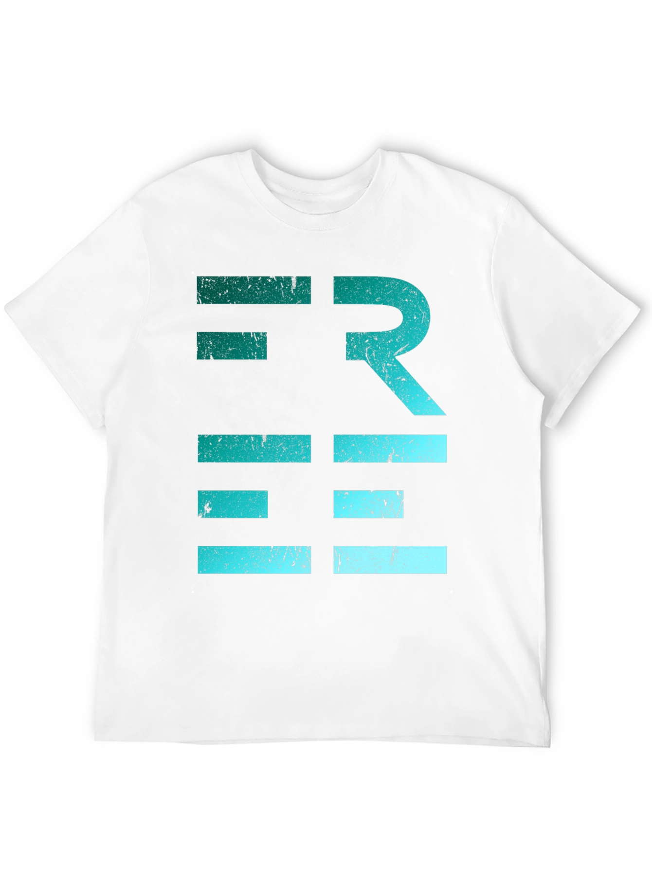 Abstract Graphic Tee - Modern Design Cotton Shirt