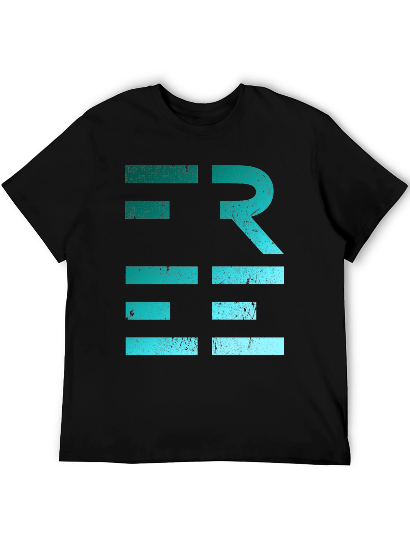 Abstract Graphic Tee - Modern Design Cotton Shirt
