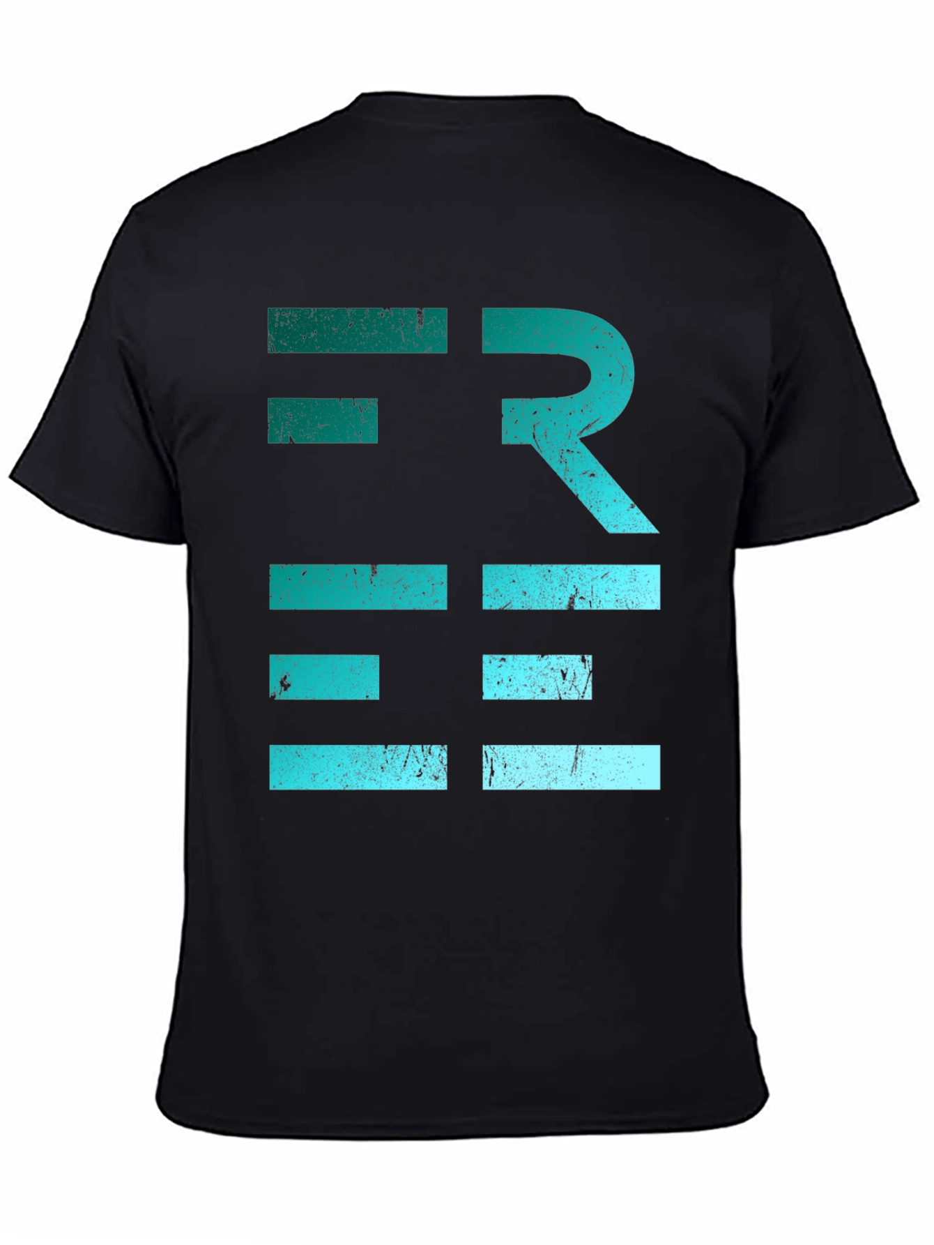Abstract Graphic Tee - Modern Design Cotton Shirt