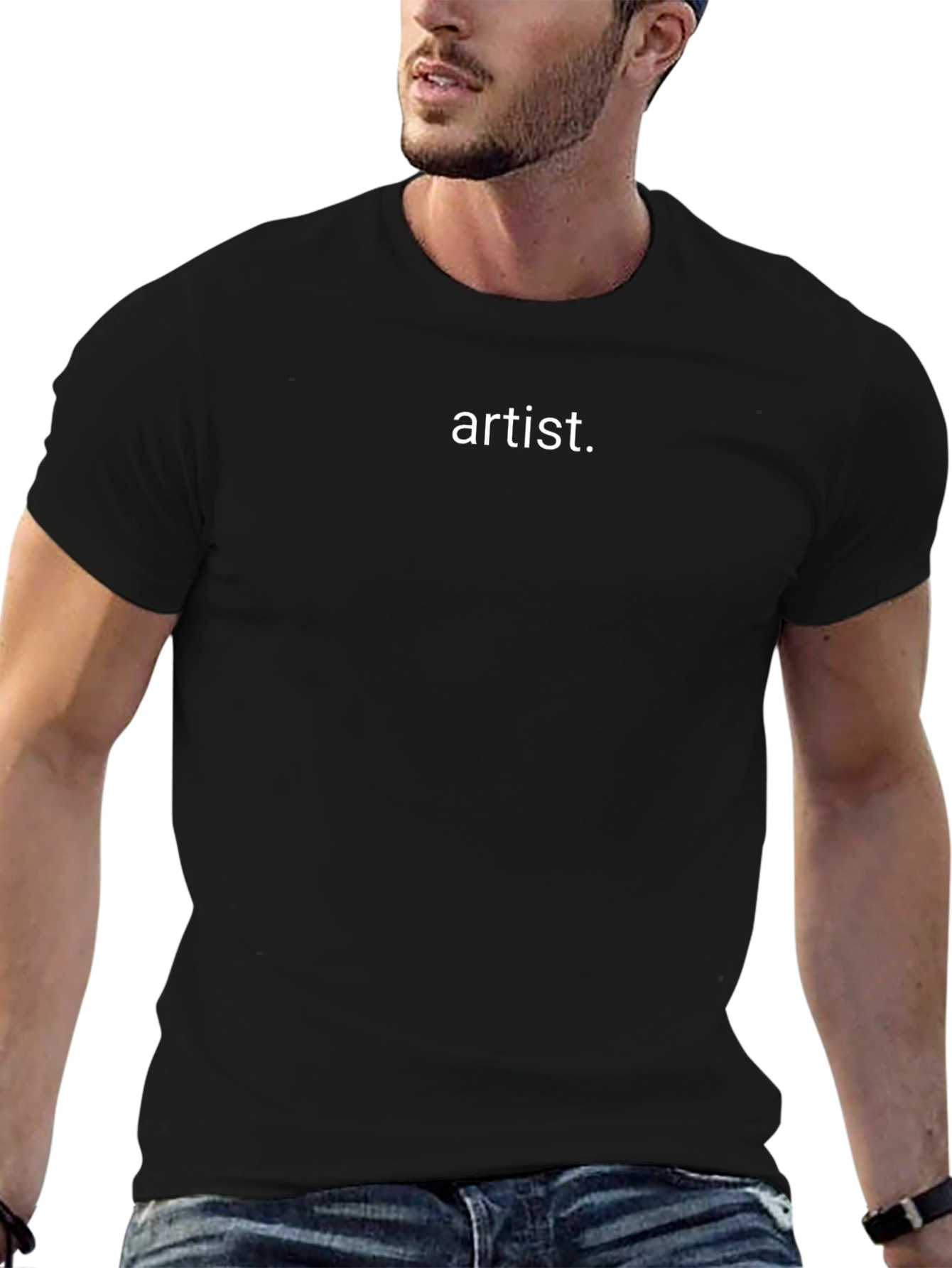 Artist Statement T-Shirt - Simple Black Tee