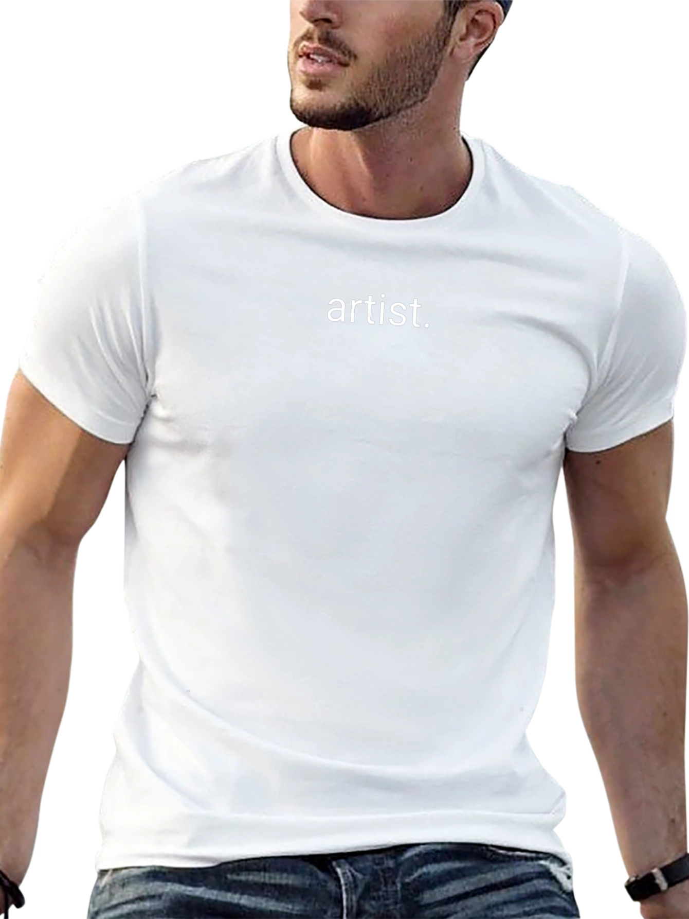 Artist Statement T-Shirt - Simple Black Tee