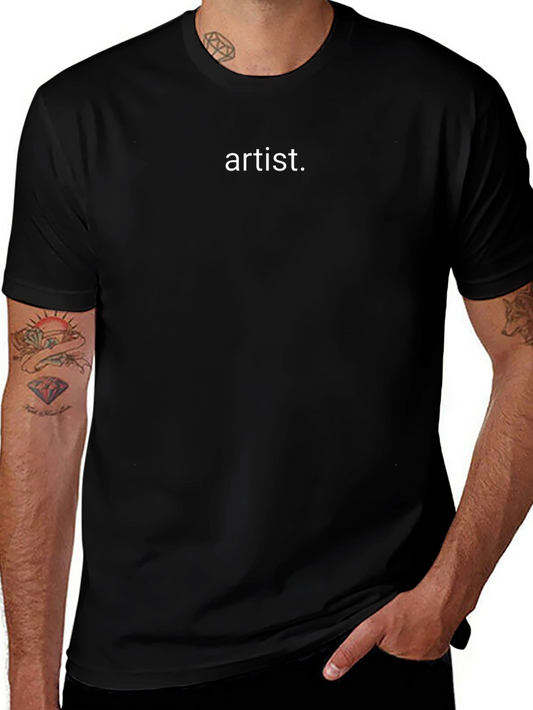 Artist Statement T-Shirt - Simple Black Tee