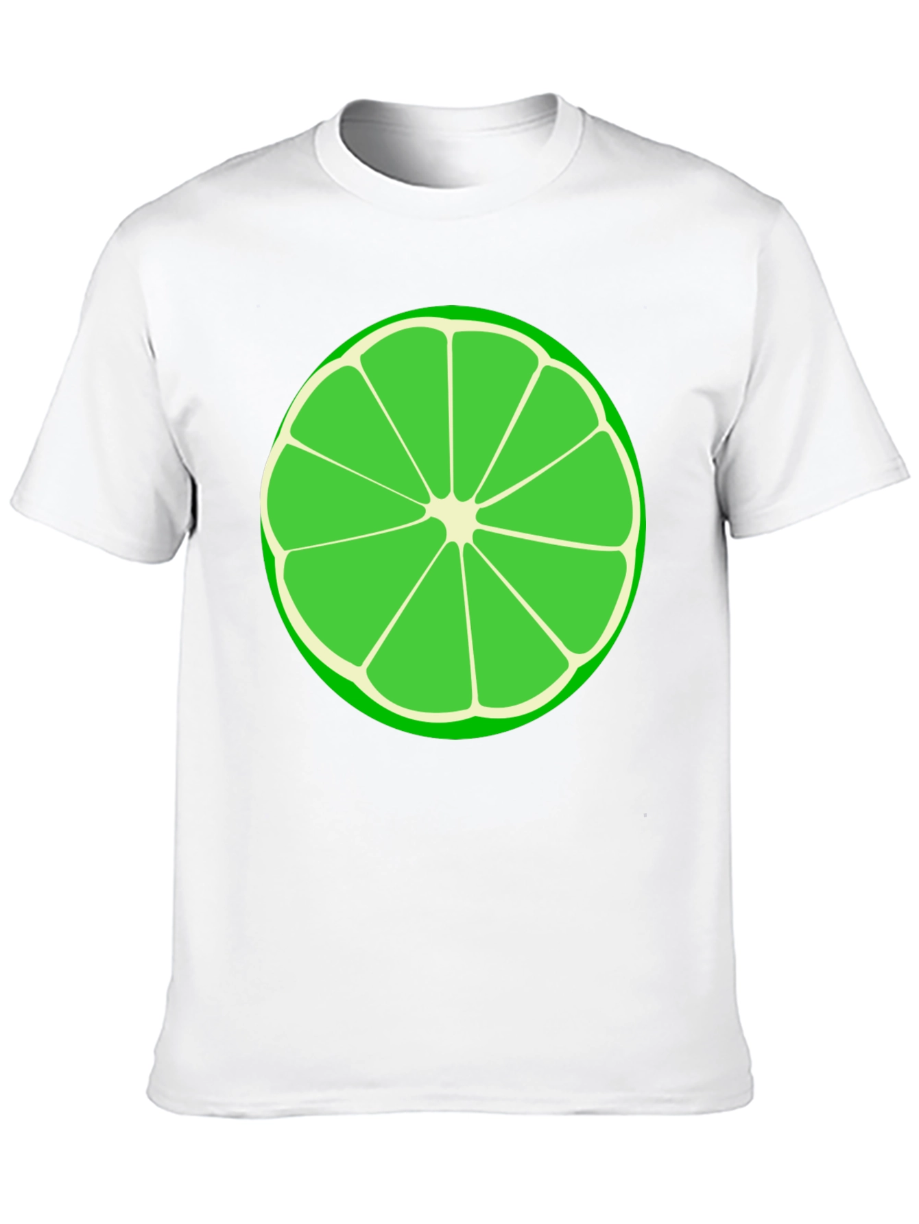 Lime Slice Graphic Tee - Black