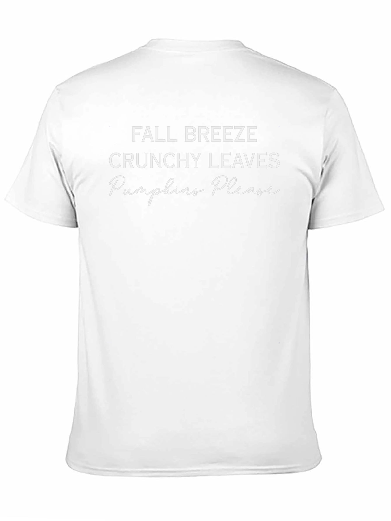 Fall Breeze Crunchy Leaves Pumpkins Please T-Shirt