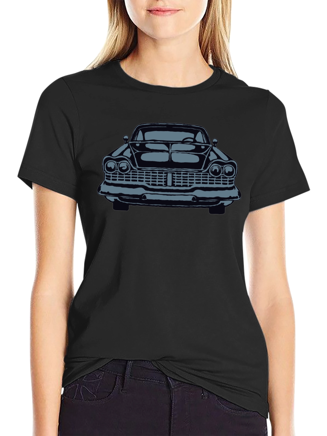 Classic Car Graphic Tee - Black
