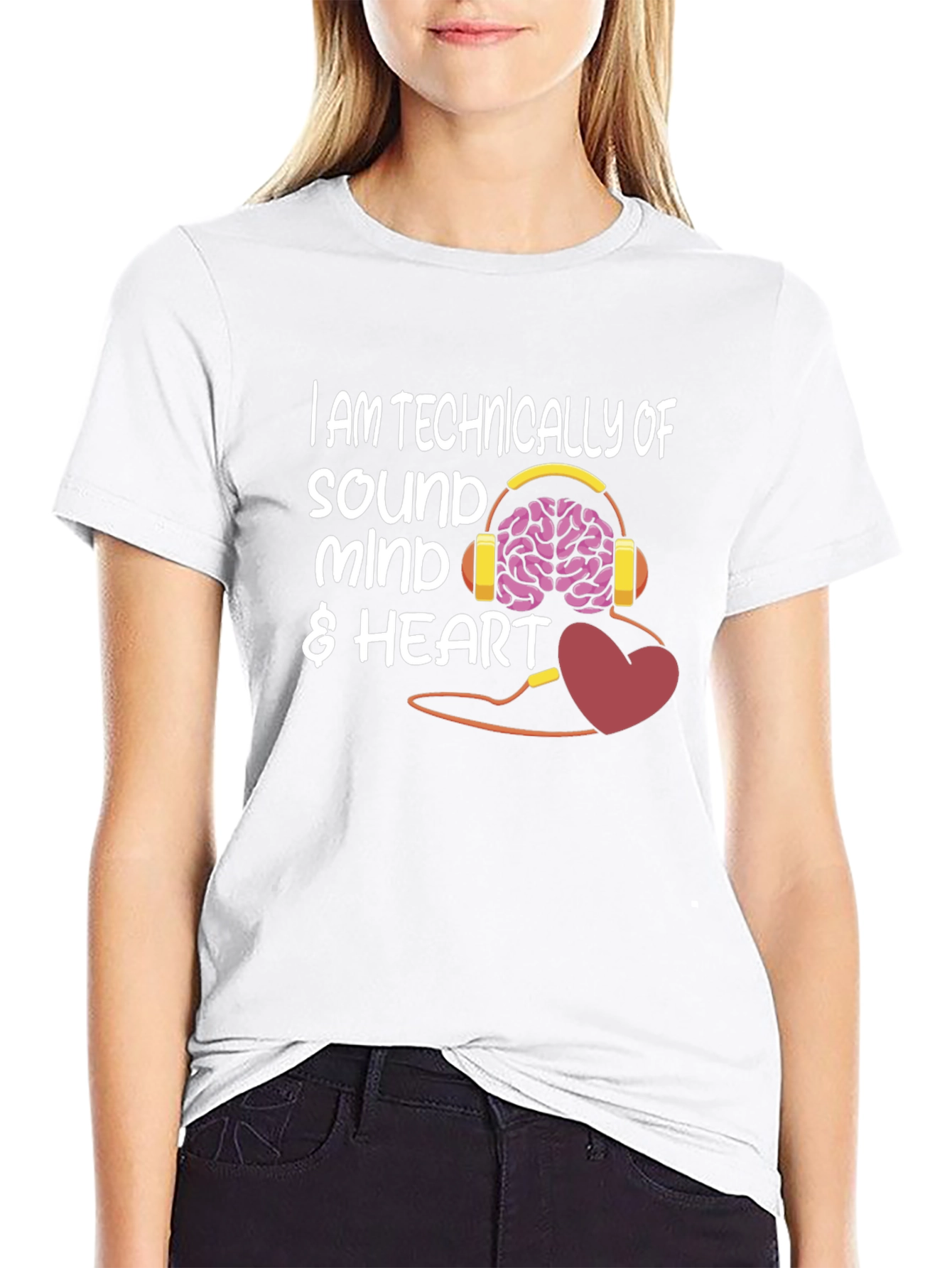 Sound Mind & Heart T-Shirt - Funny Graphic Tee