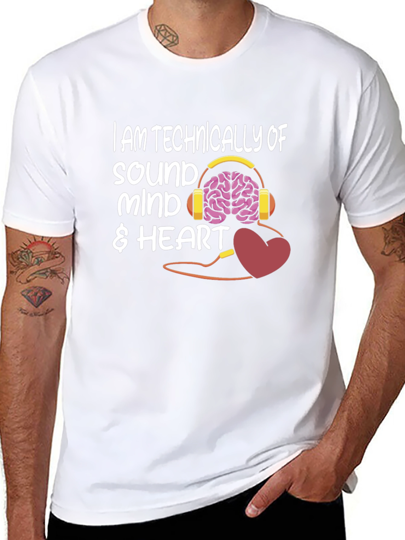 Sound Mind & Heart T-Shirt - Funny Graphic Tee