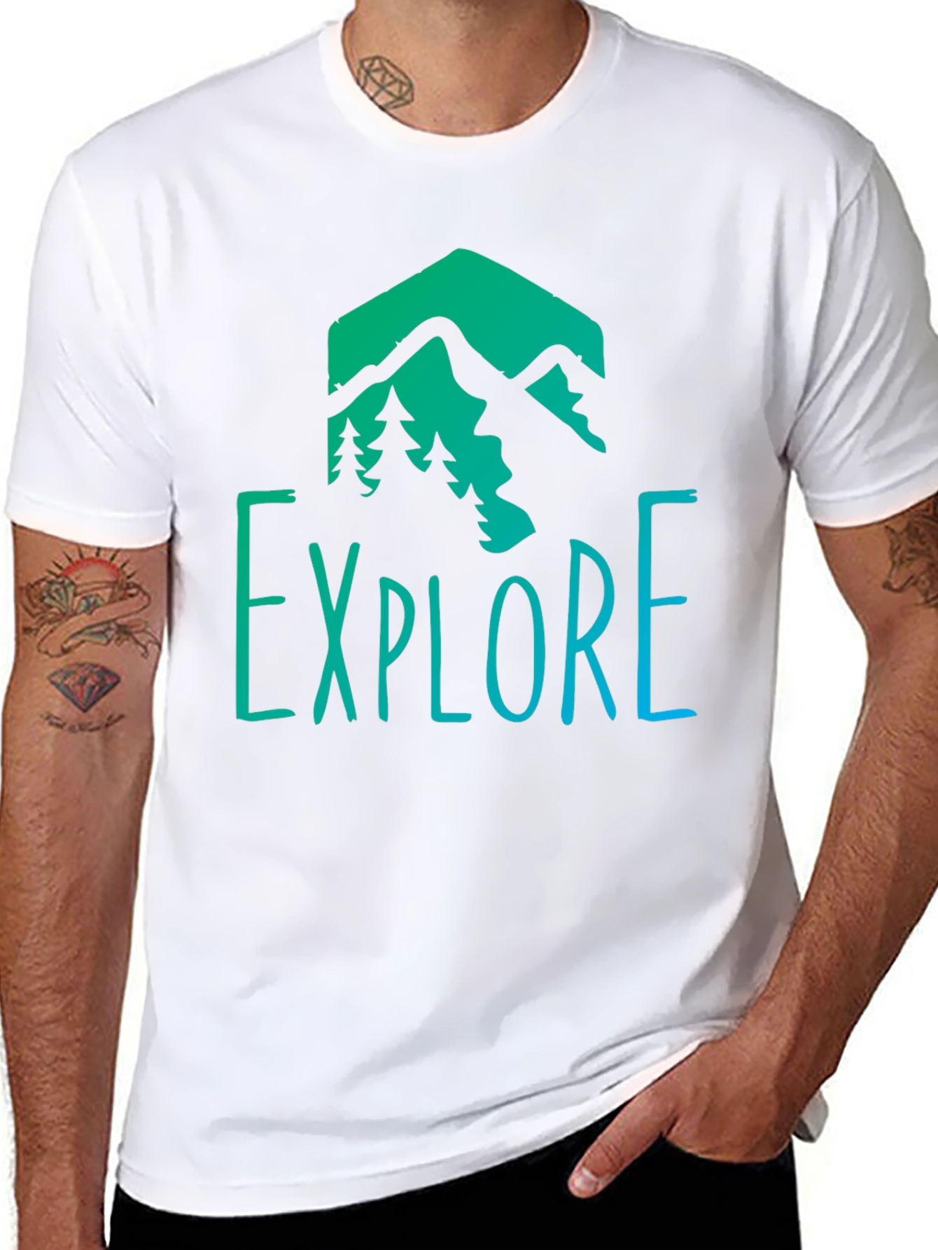 Explore Nature Graphic T-Shirt - Adventure Awaits!