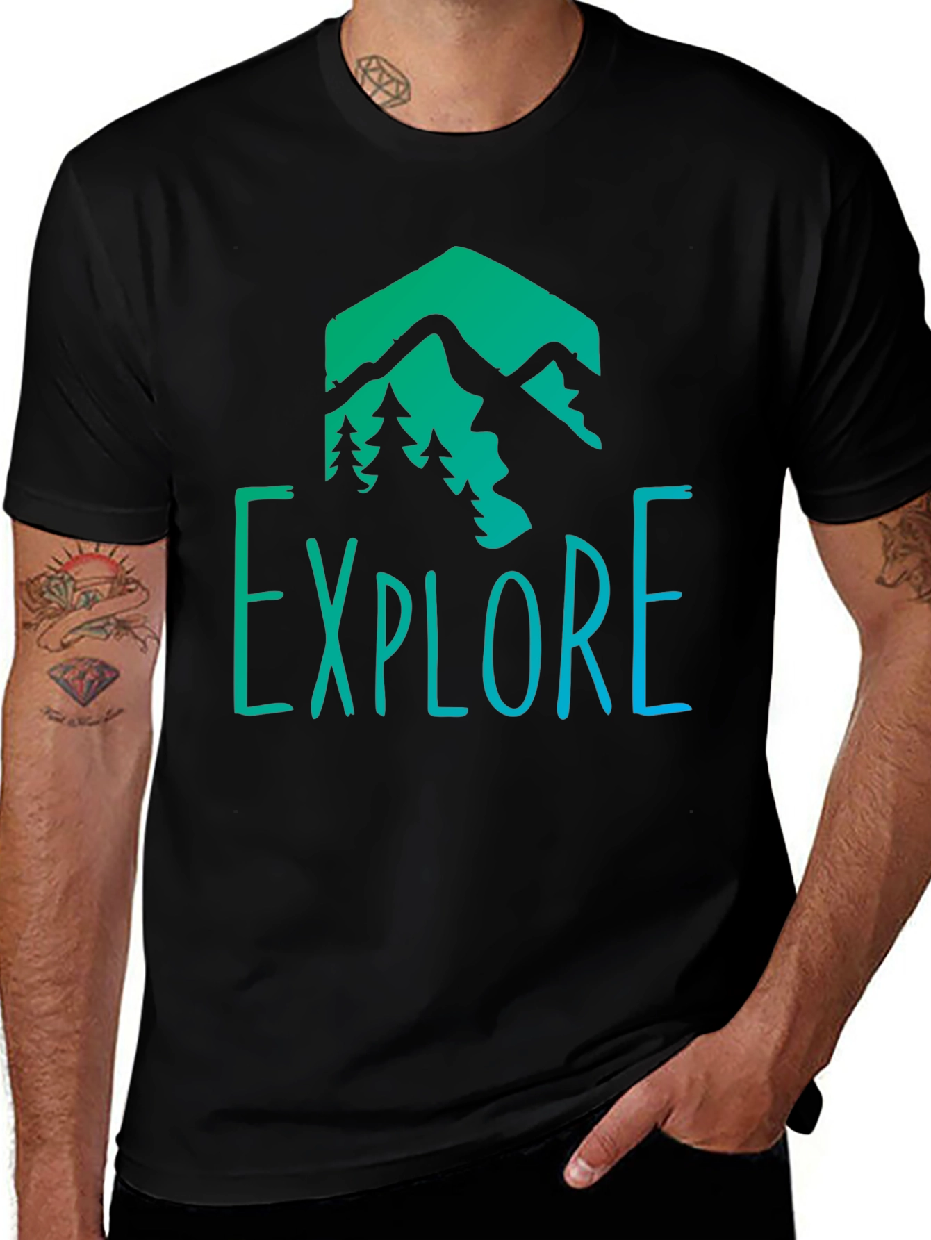 Explore Nature Graphic T-Shirt - Adventure Awaits!