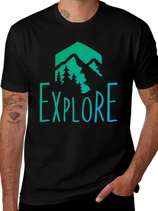 Explore Nature Graphic T-Shirt - Adventure Awaits!
